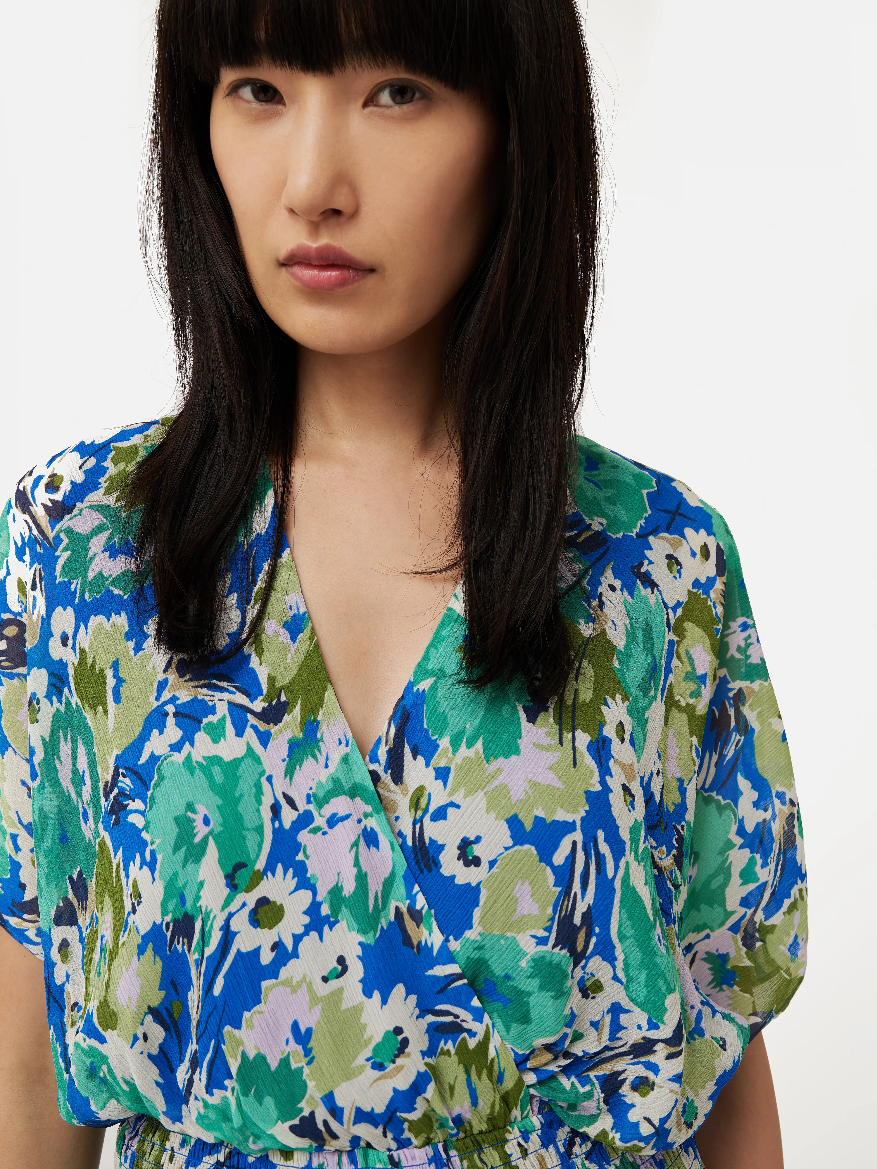 Abstract Meadow Playsuit | Green - Image 2