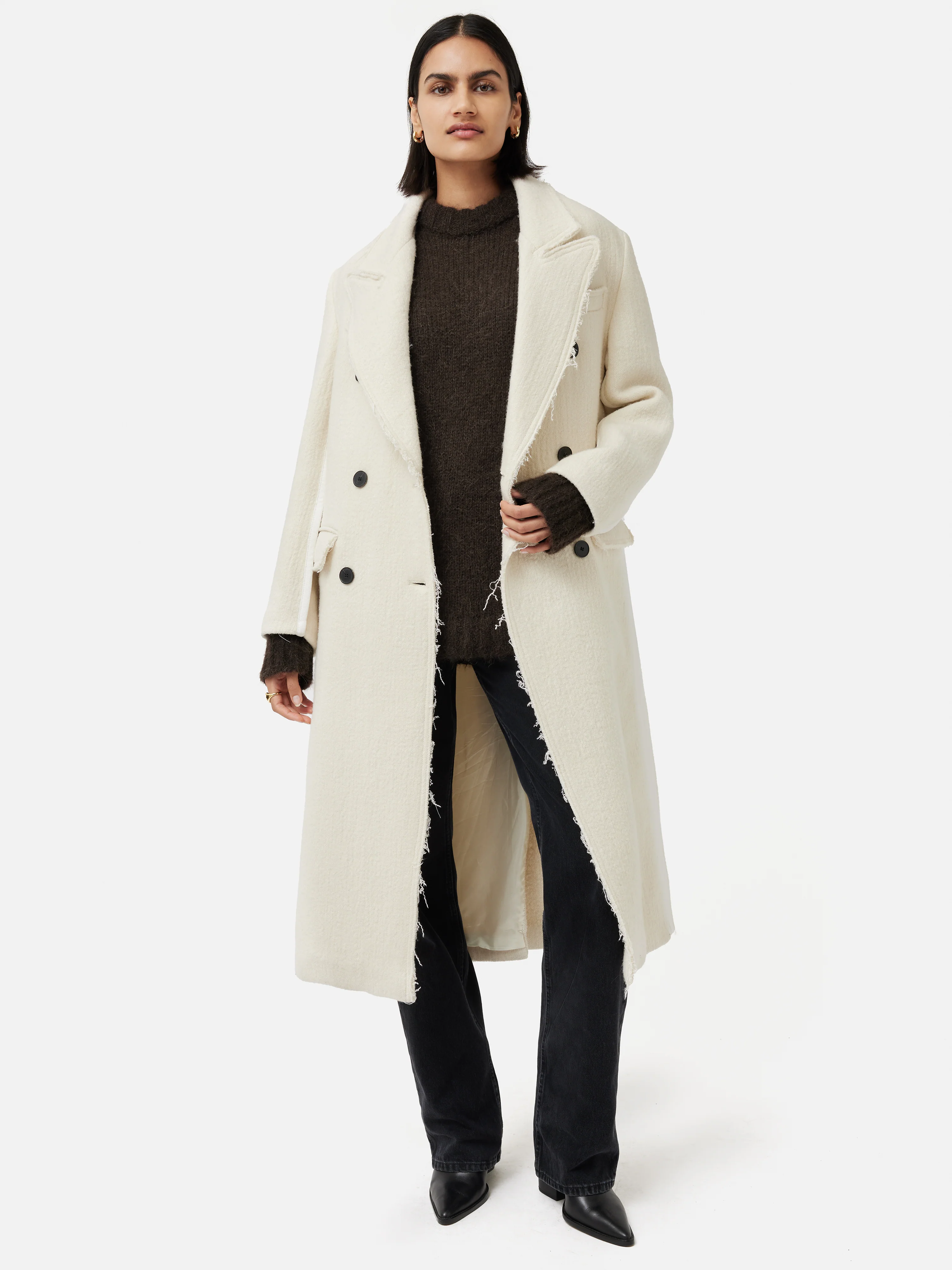 Alpaca Blend Oversized Jumper | Brown - Image 6