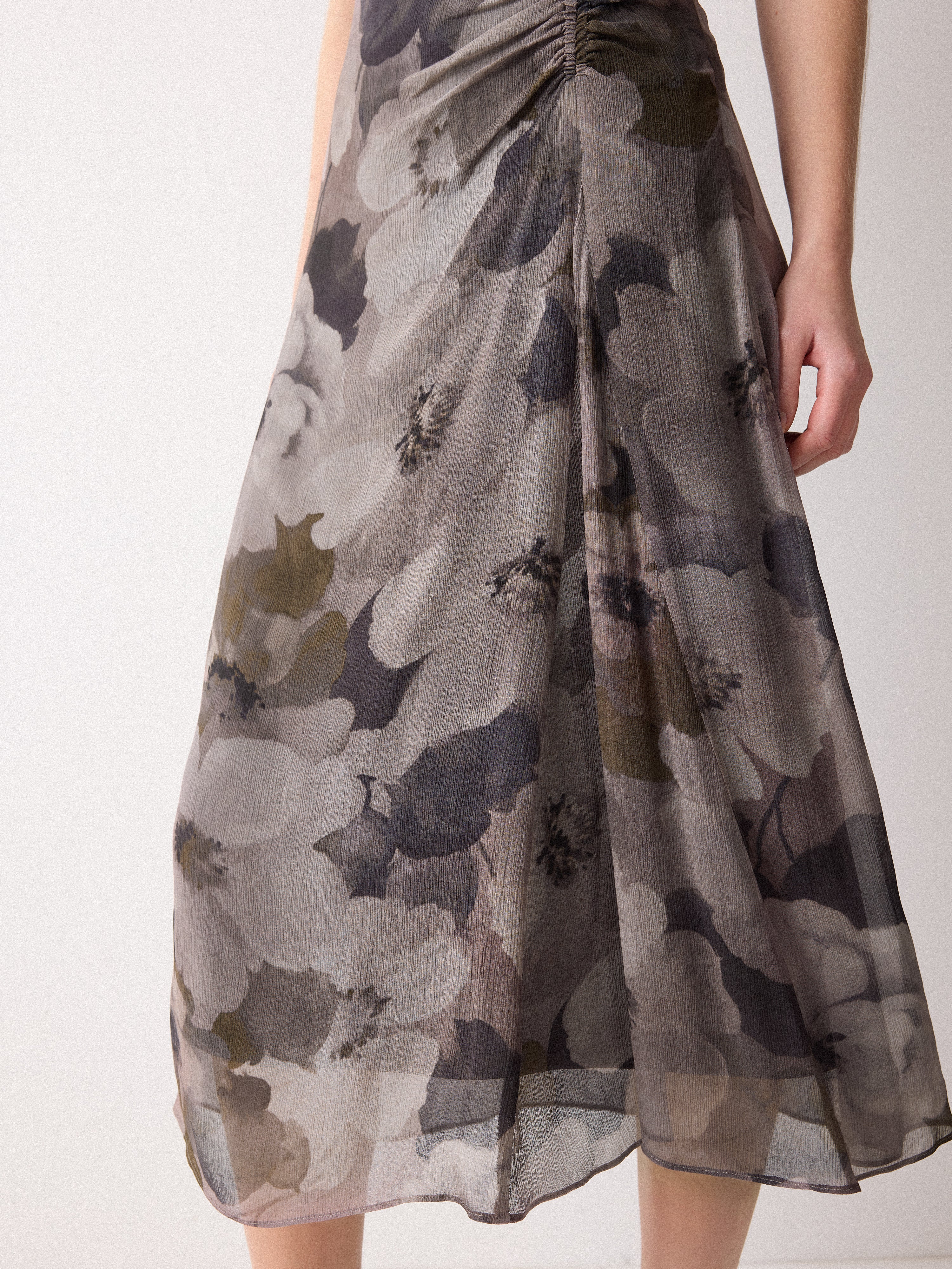 Antique Floral Midi Dress | Multi - Image 6