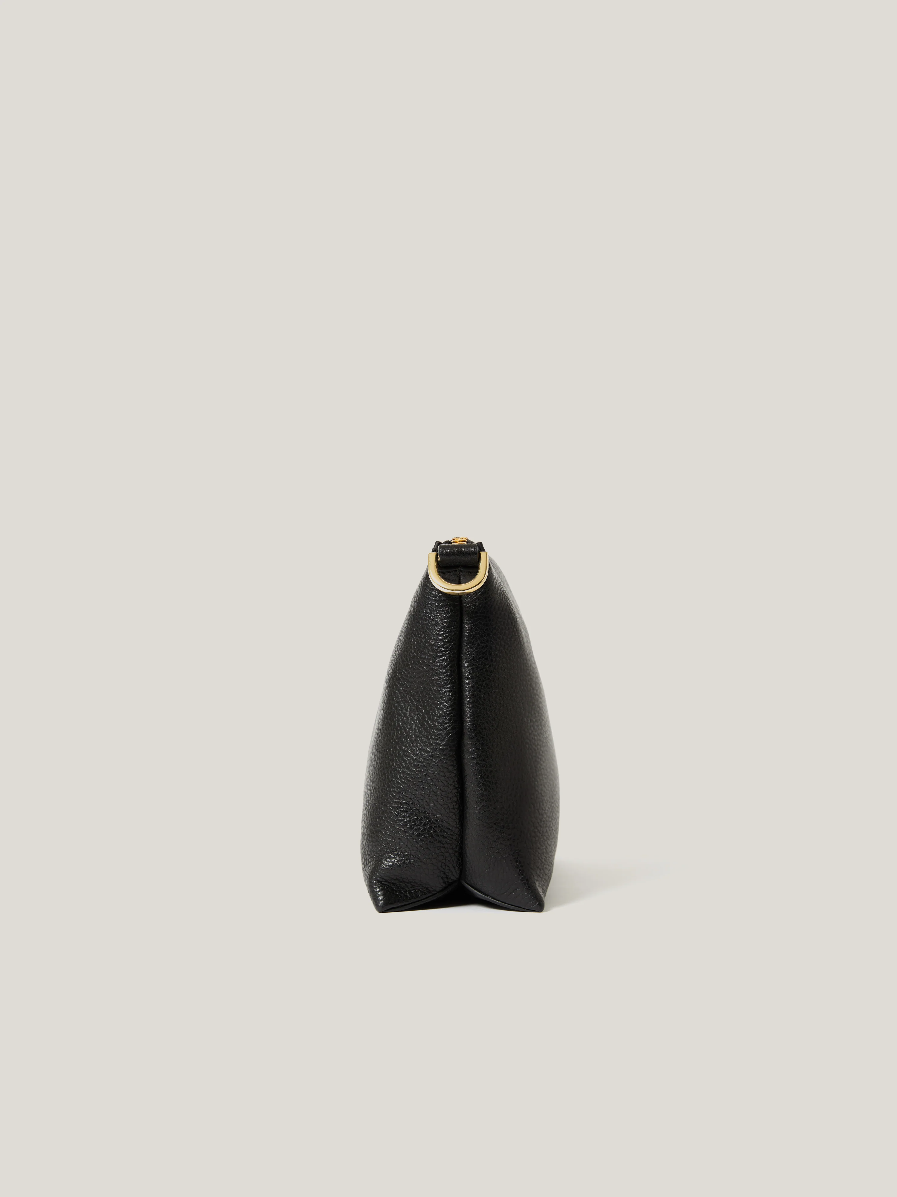 Ava Pebble Leather Crossbody | Black - Image 6