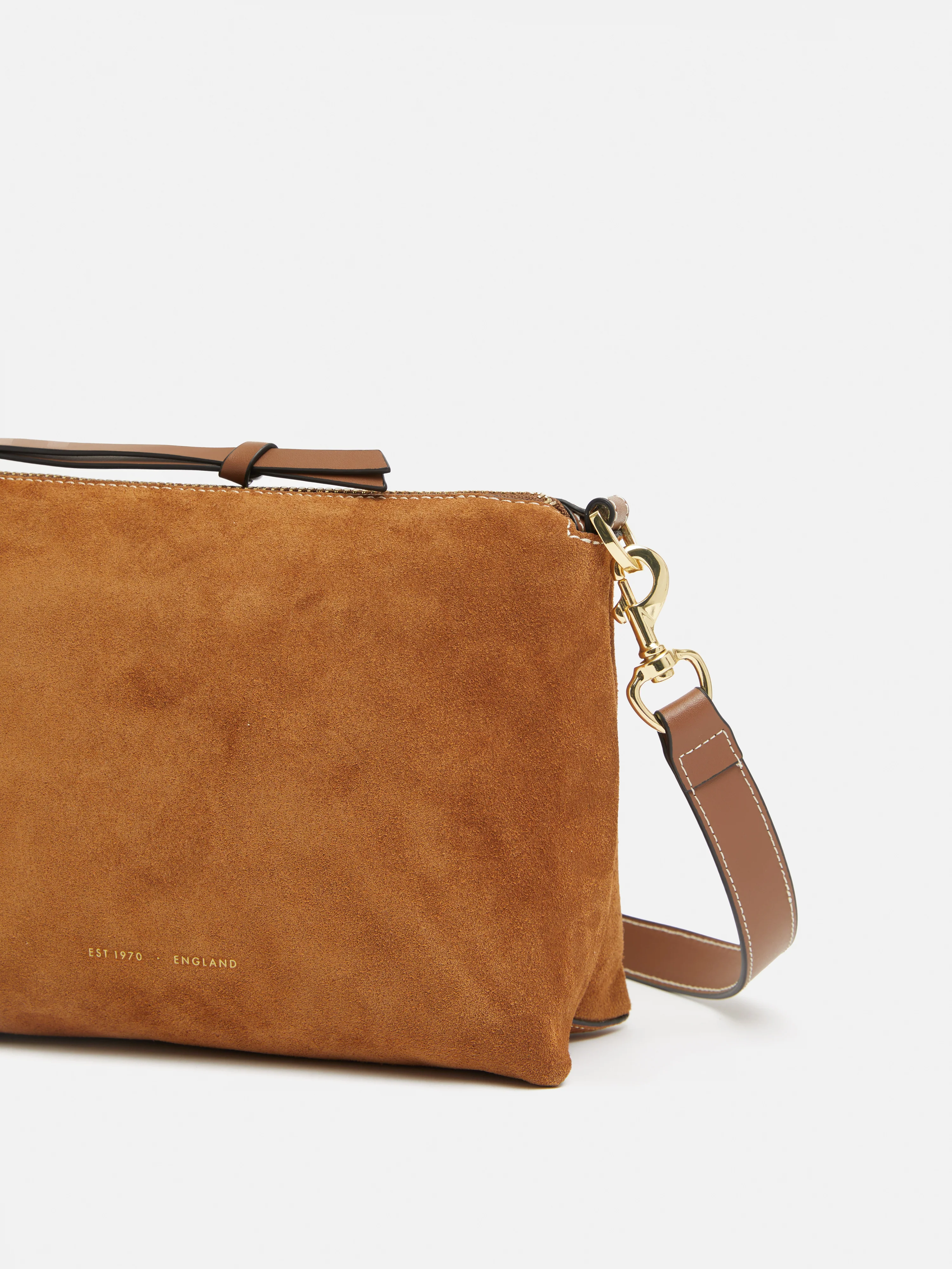 Ava Suede Cross Body | Tan - Image 3