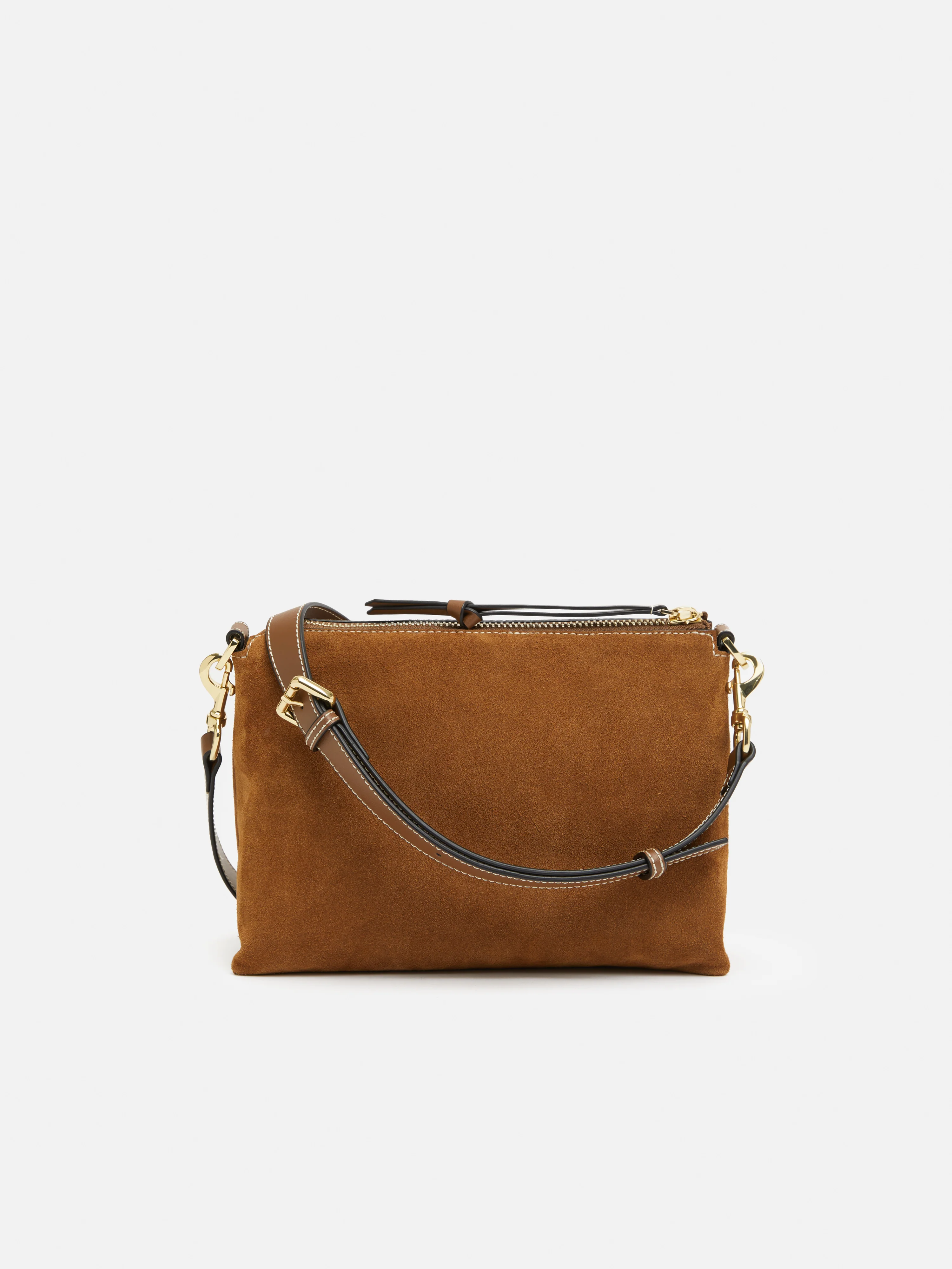 Ava Suede Cross Body | Tan - Image 5