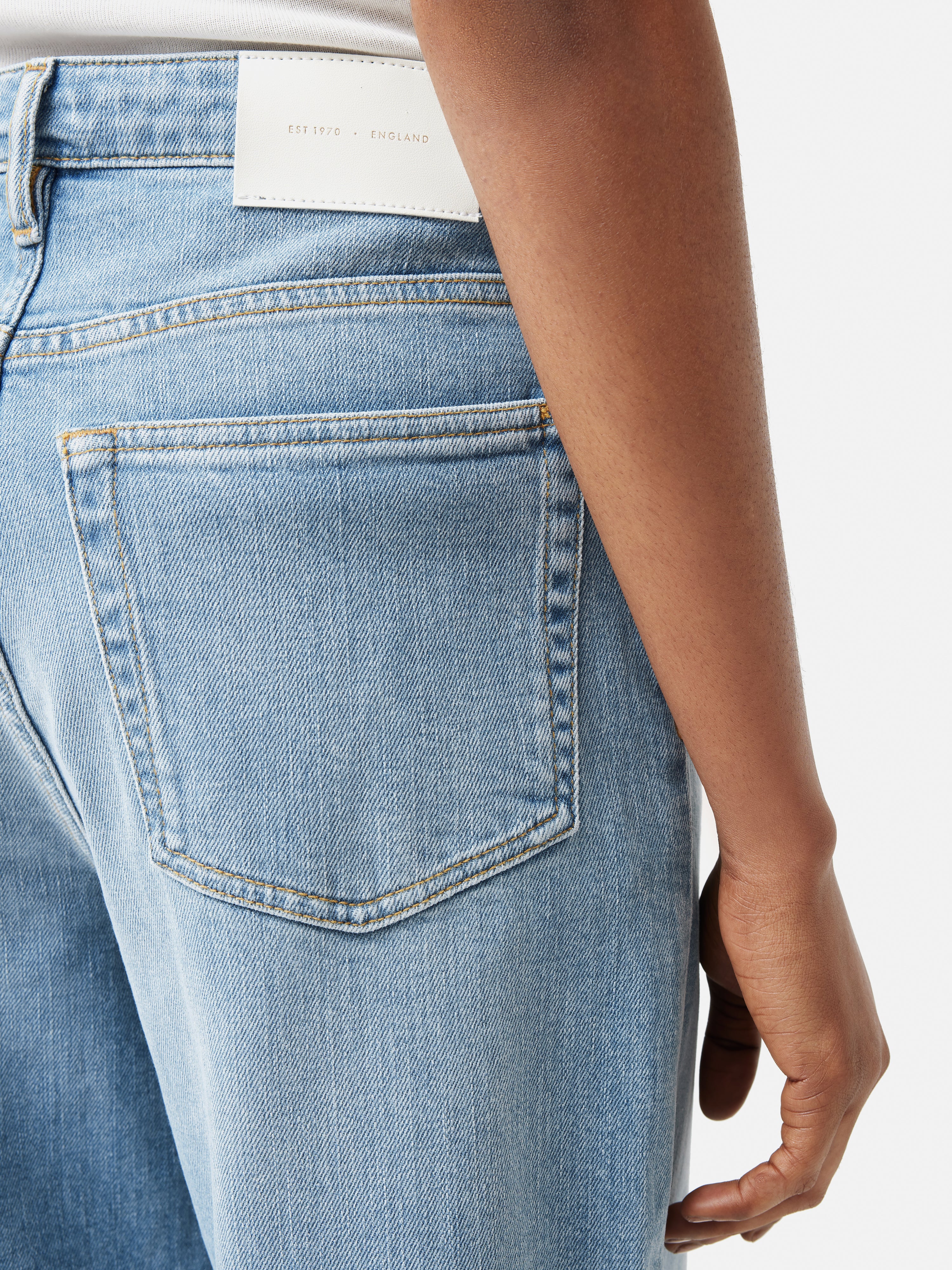 Balfour Long Wide Leg Jean | Light Blue Wash - Image 3