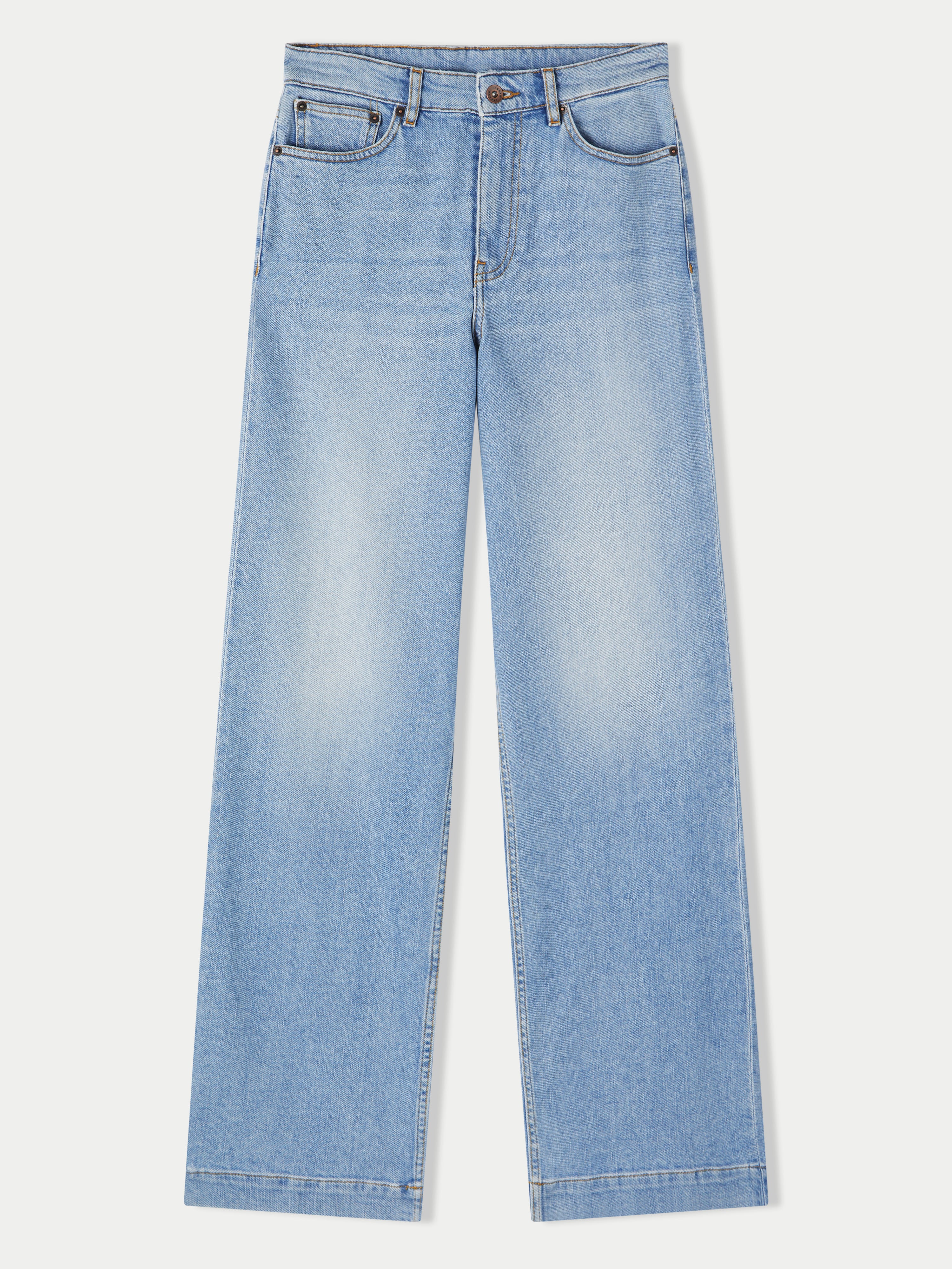 Balfour Long Wide Leg Jean | Light Blue Wash - Image 6