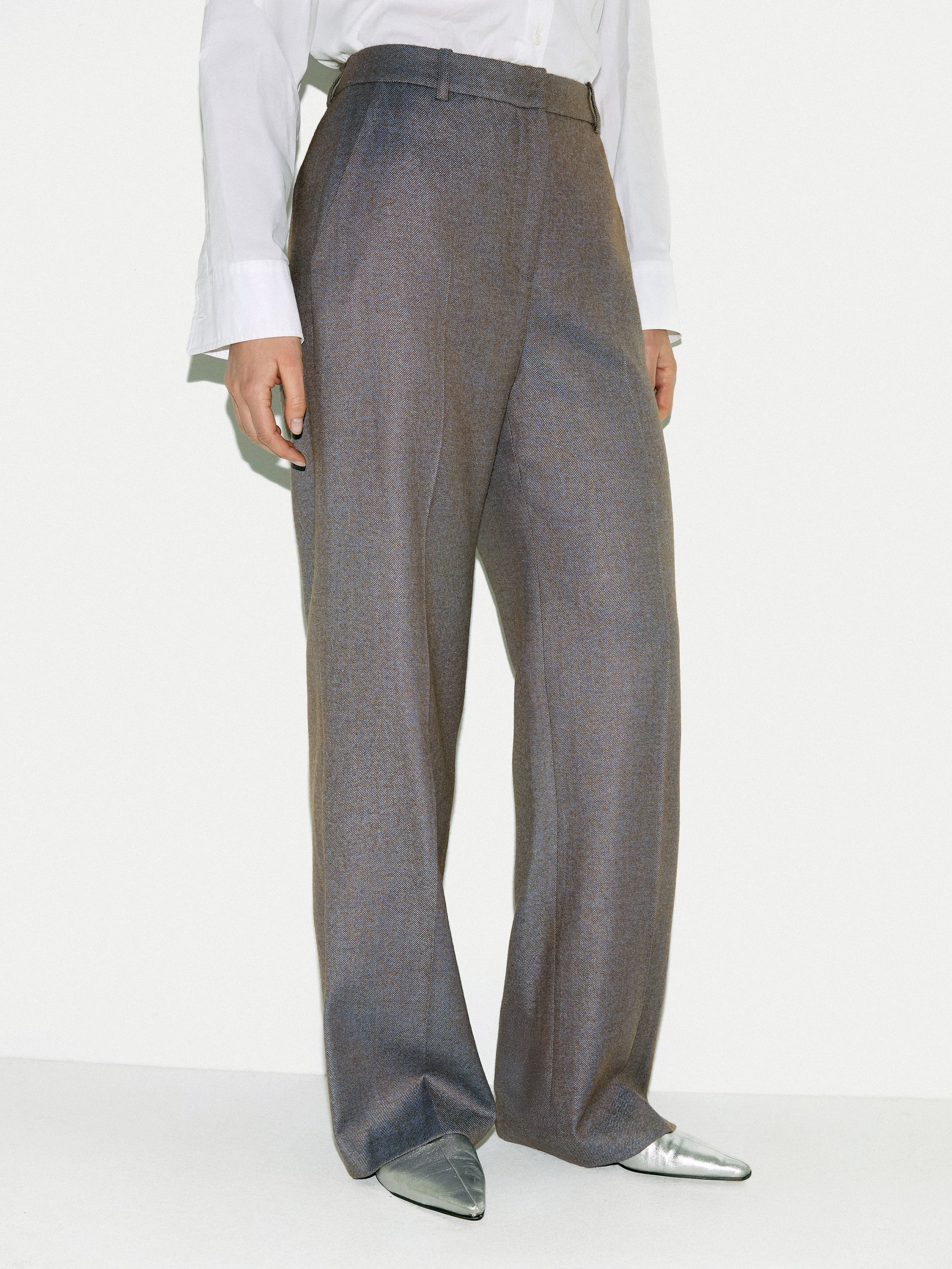 Barker Straight Leg Trouser | Blue - Image 2