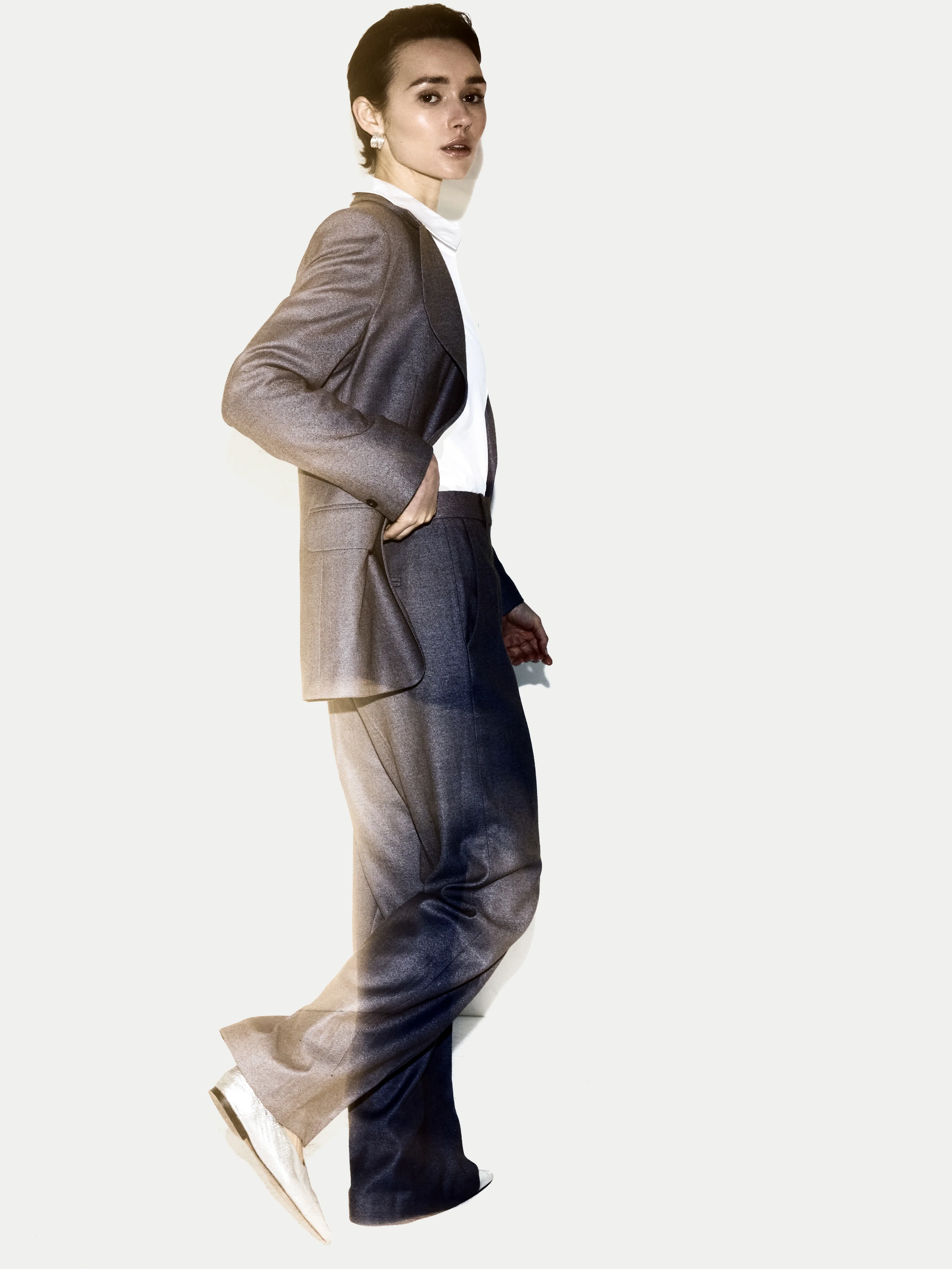 Barker Straight Leg Trouser | Blue - Image 4