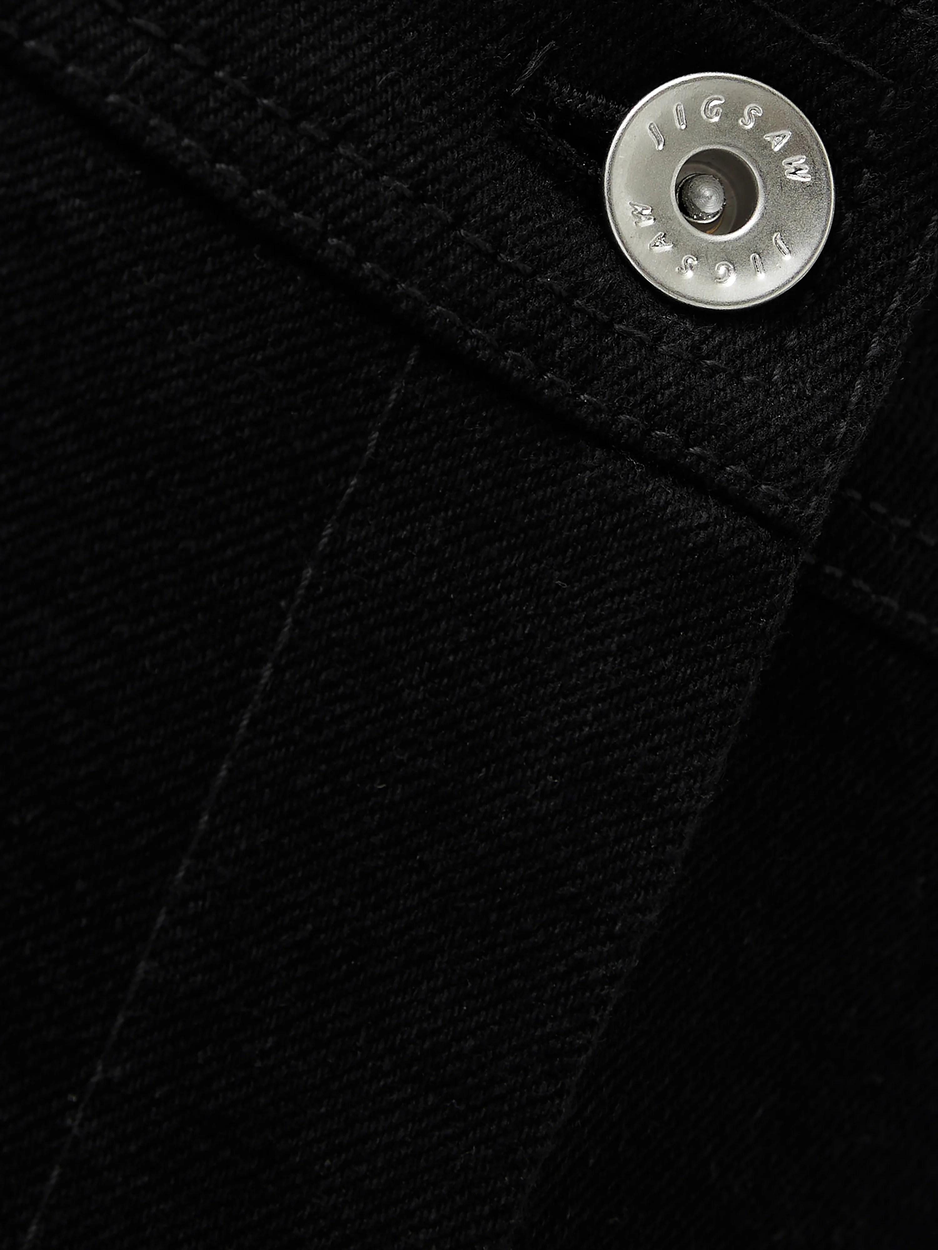 Beck Patent Panelled Jean | Black - Image 7