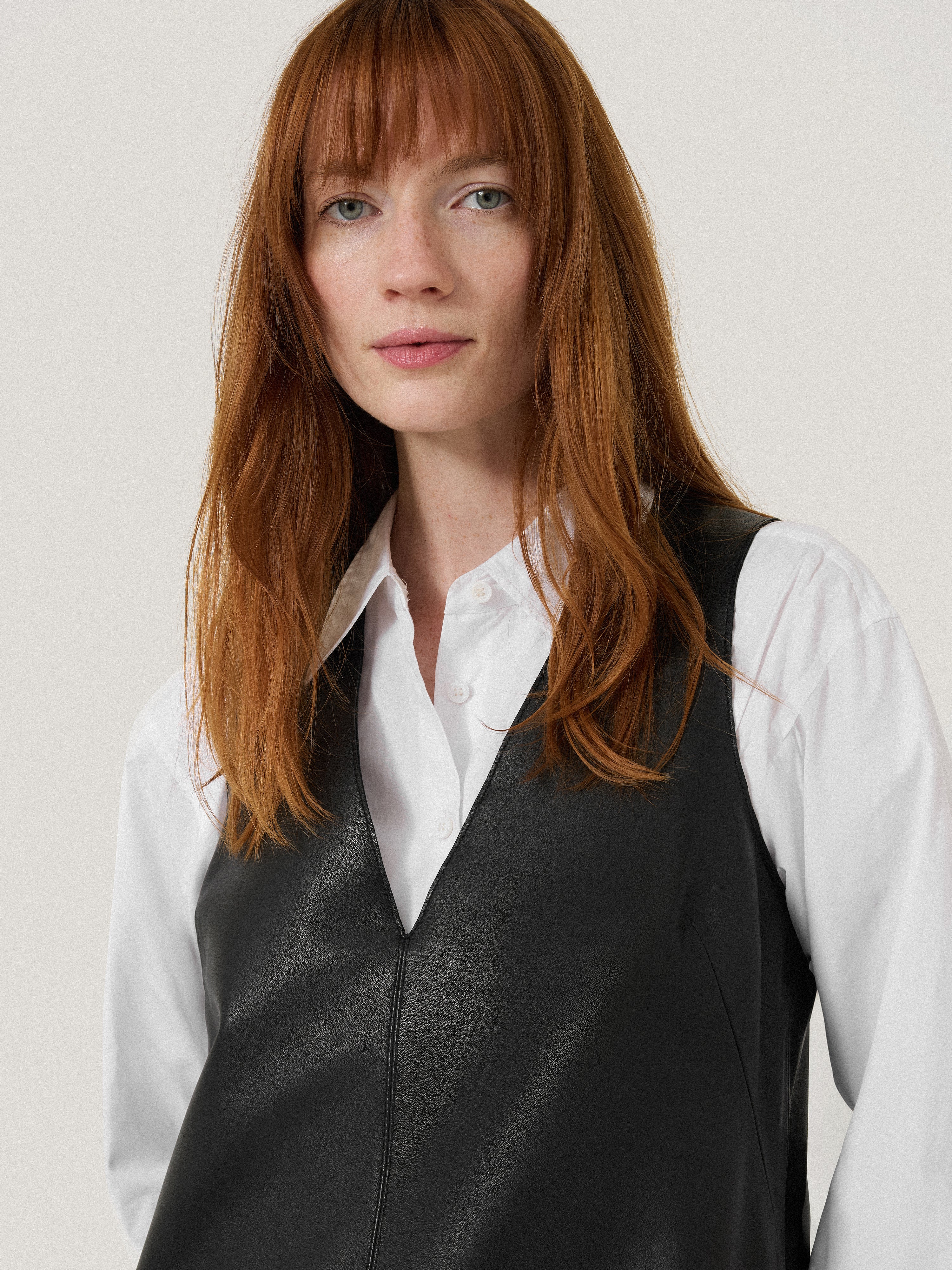 Bleeker Leather Applique Dress | Black - Image 3