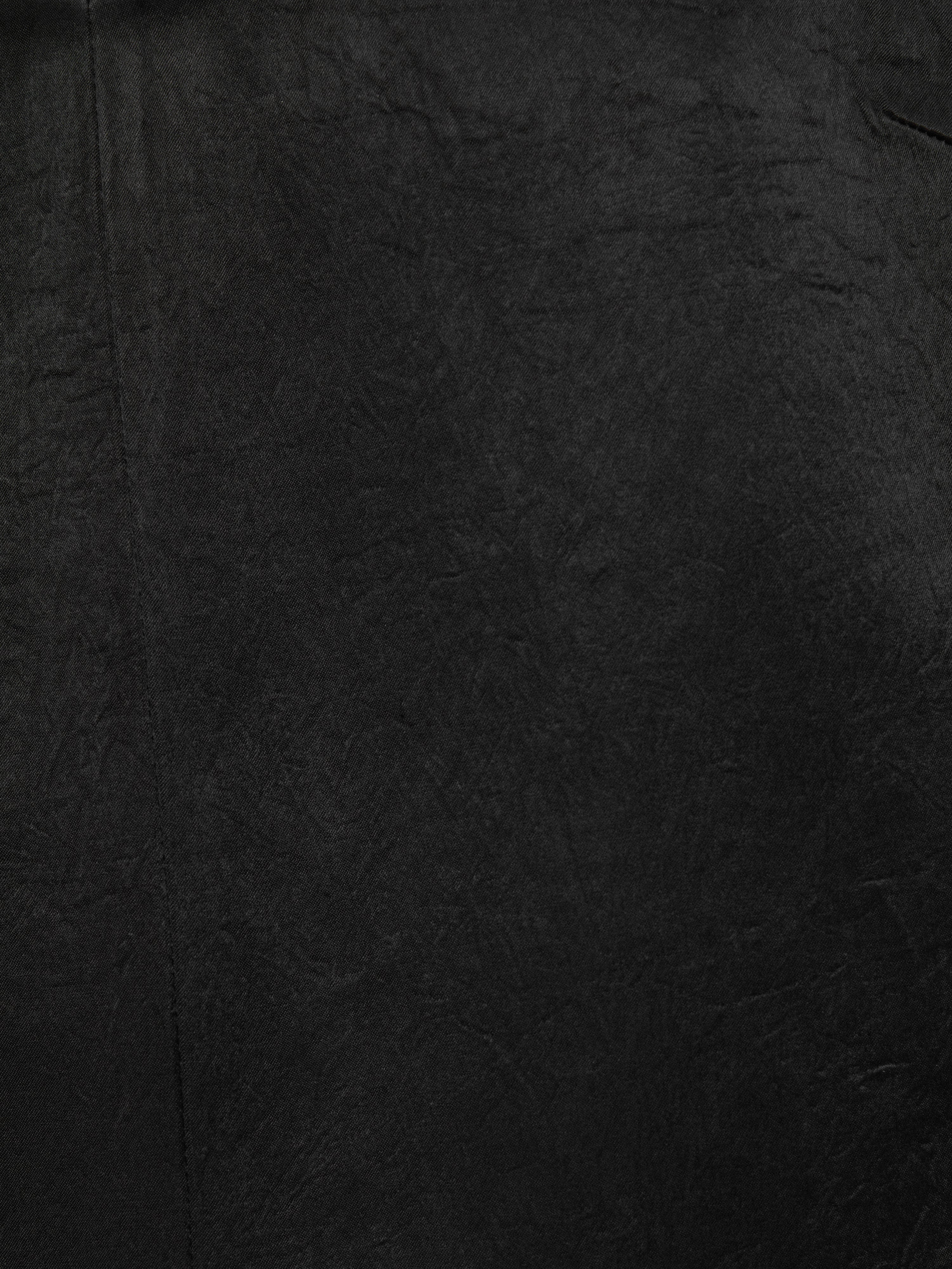 Bonded Satin Tank Top | Black - Image 6