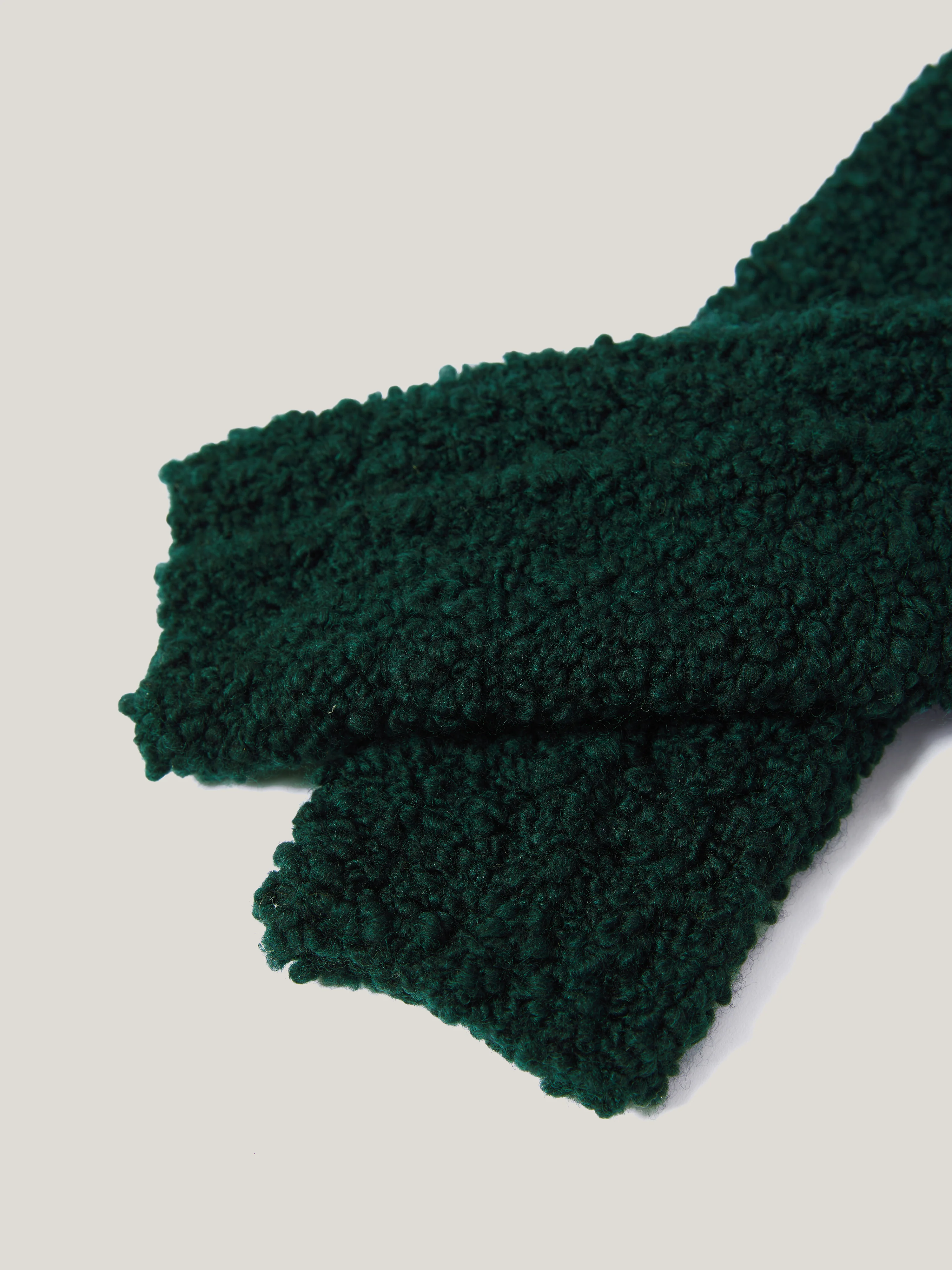 Boucle Mittens | Green - Image 3