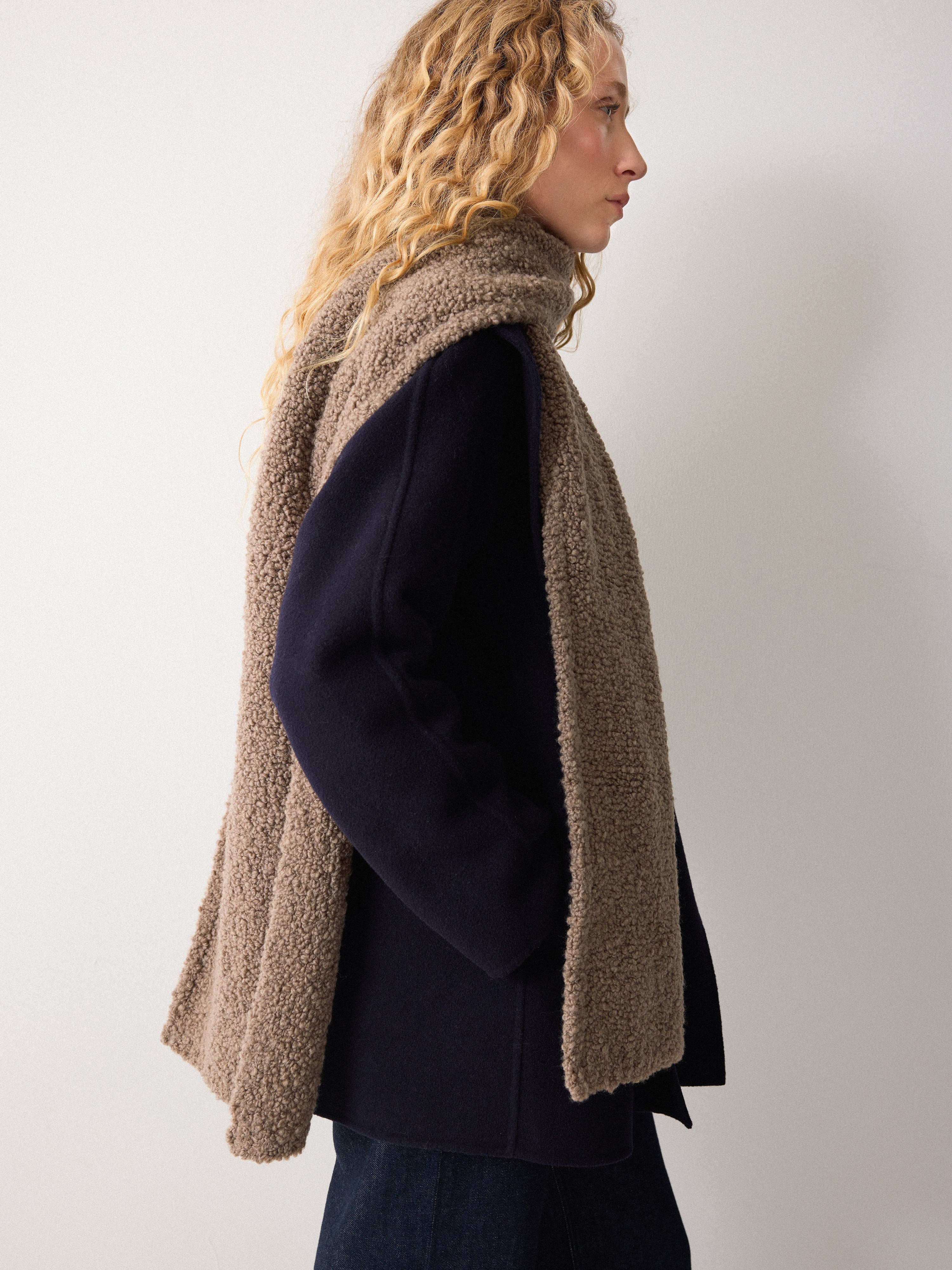 Boucle Scarf | Taupe - Image 2