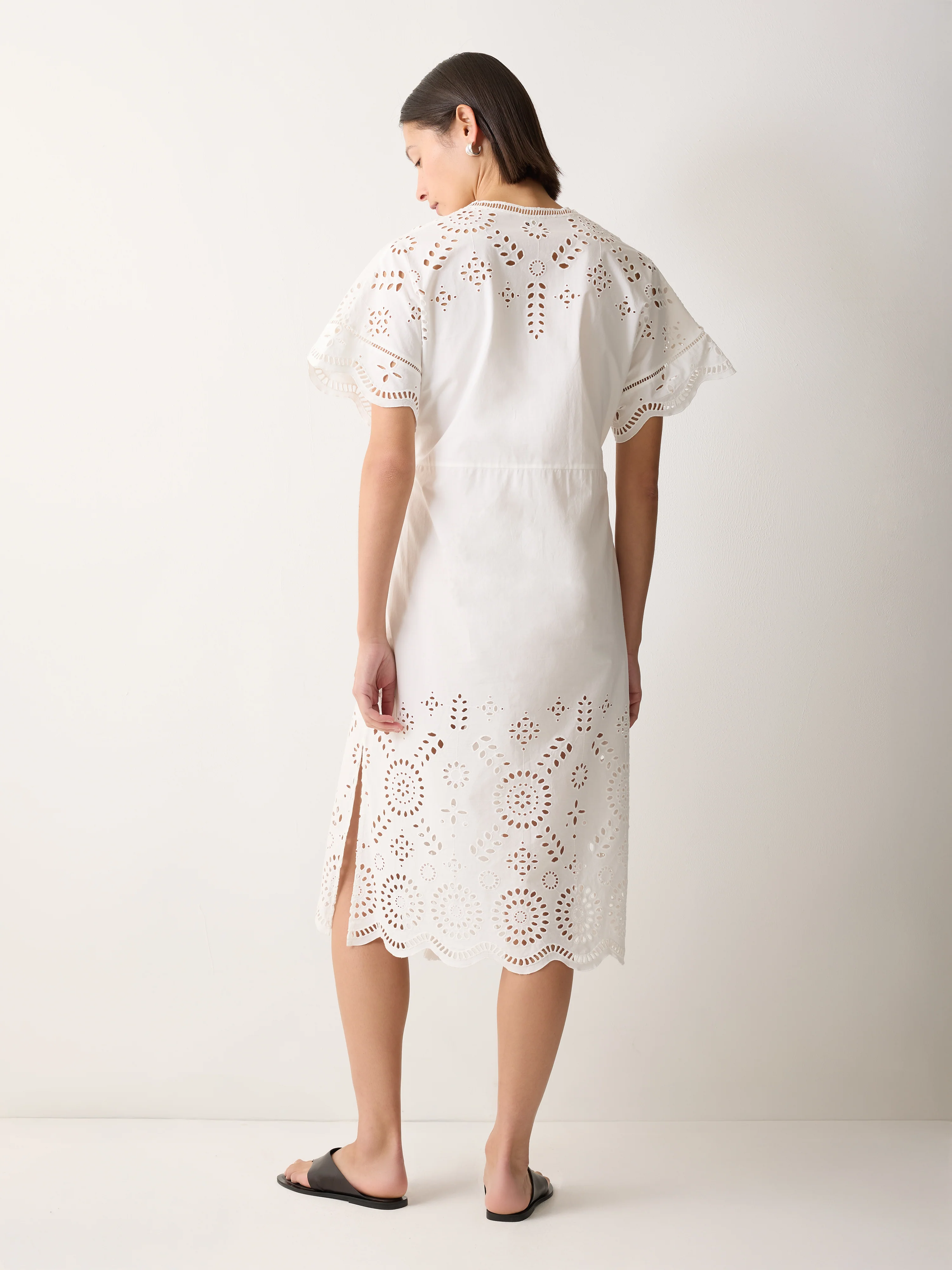 Broderie Kaftan | White - Image 6