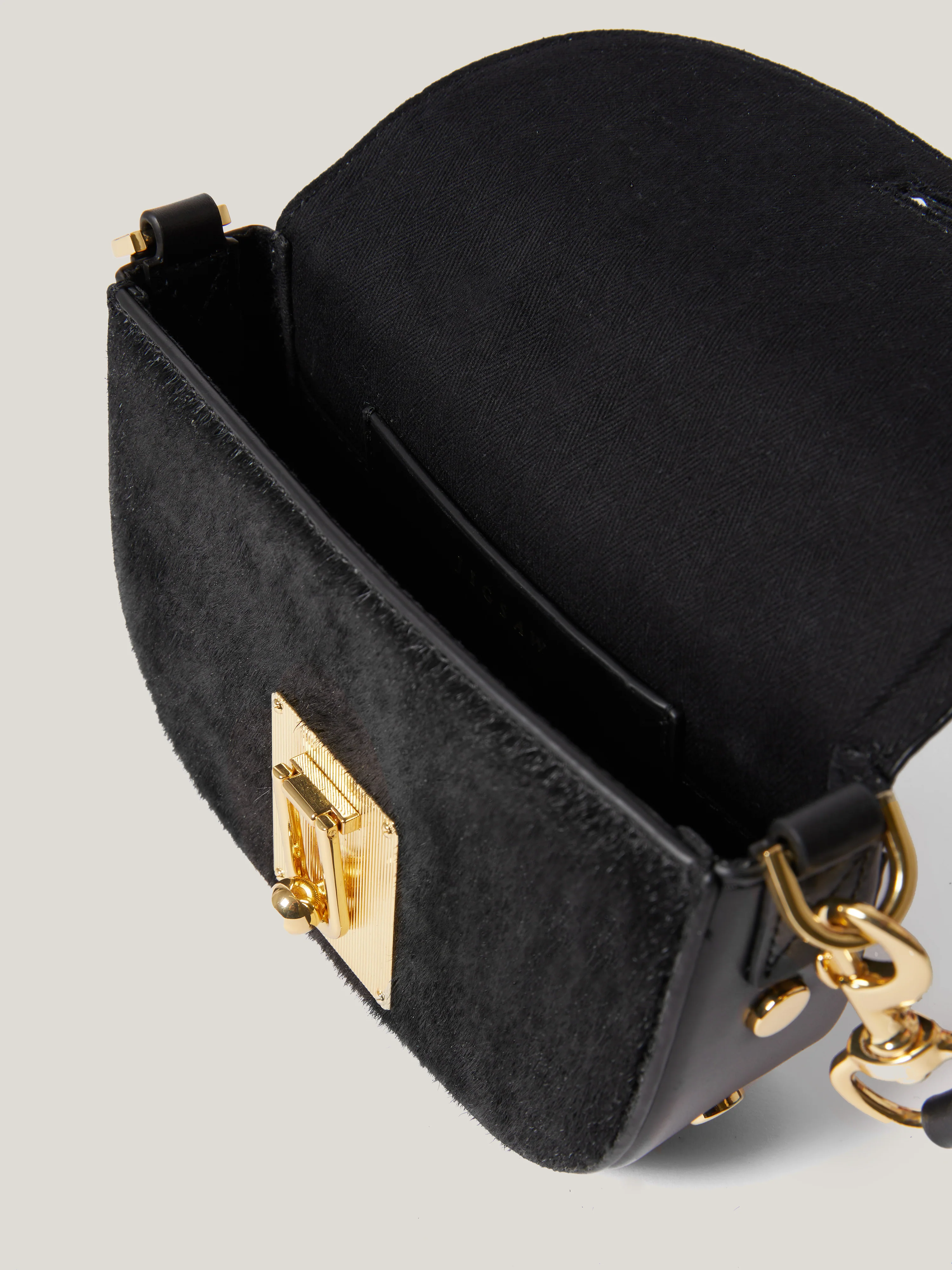 Calf Hair Denbigh Crossbody | Black - Image 4