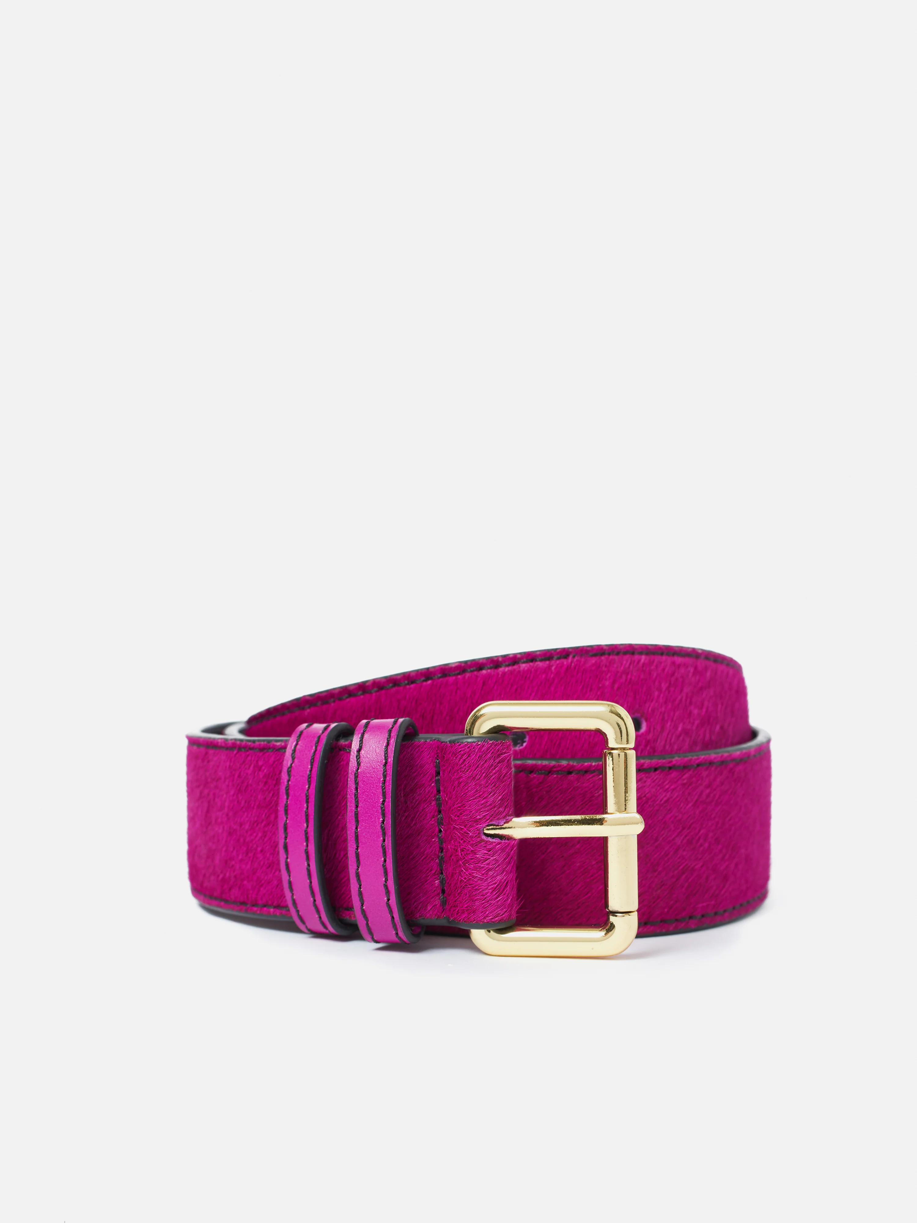 Calf Hair Jean Belt | Pink - Image 7