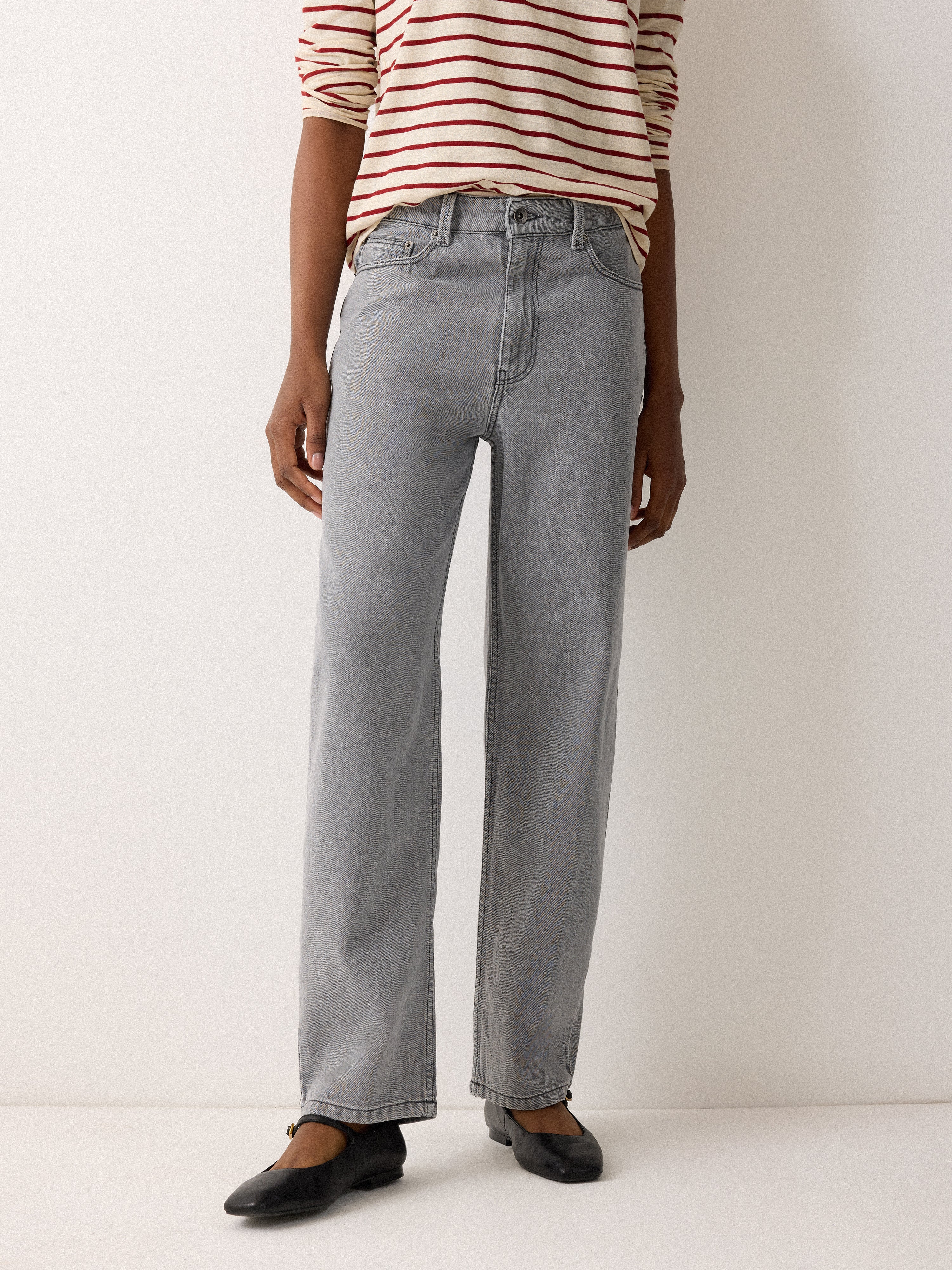 Carter Straight Leg Jean | Grey - Image 2