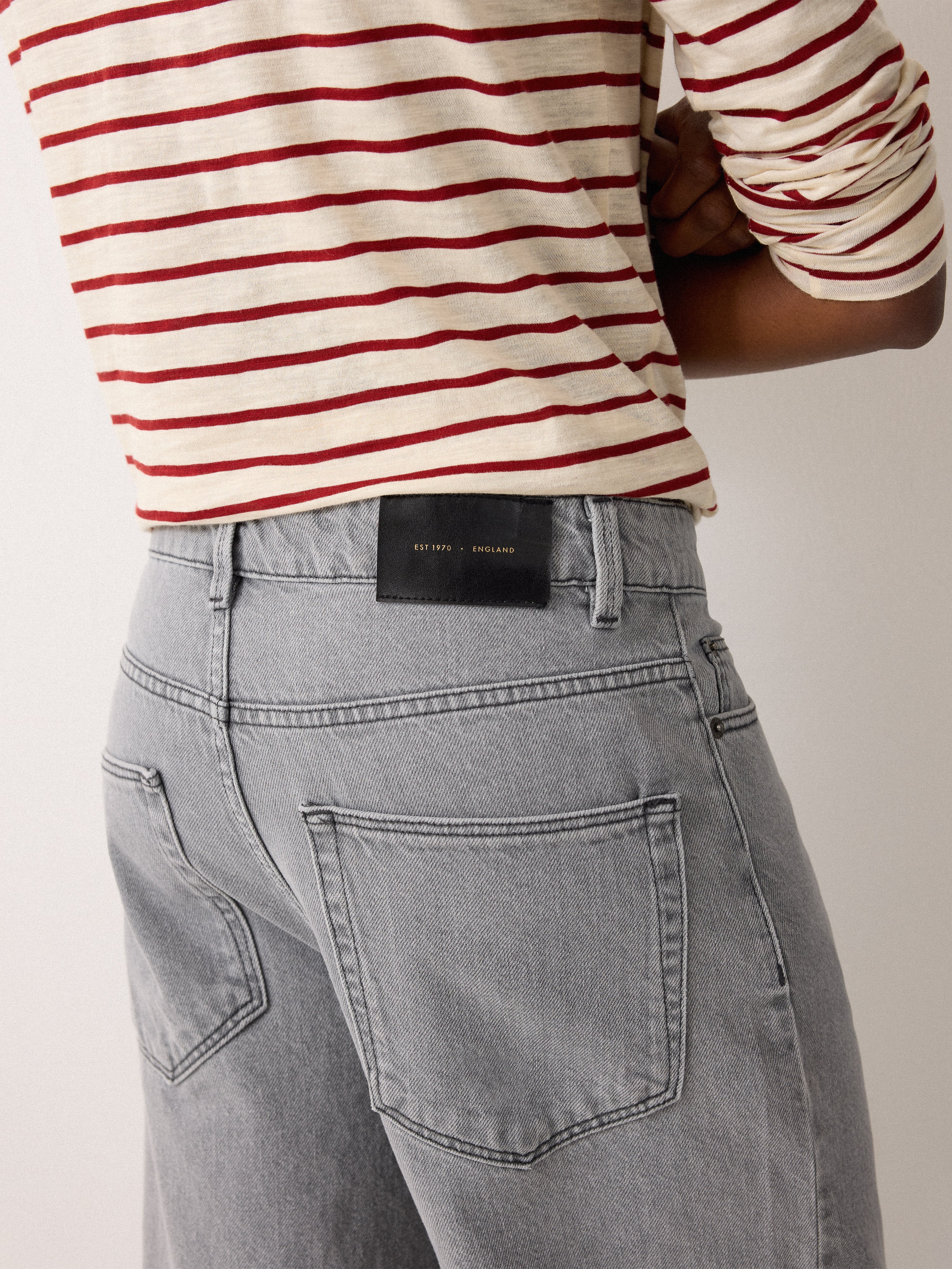 Carter Straight Leg Jean | Grey - Image 3