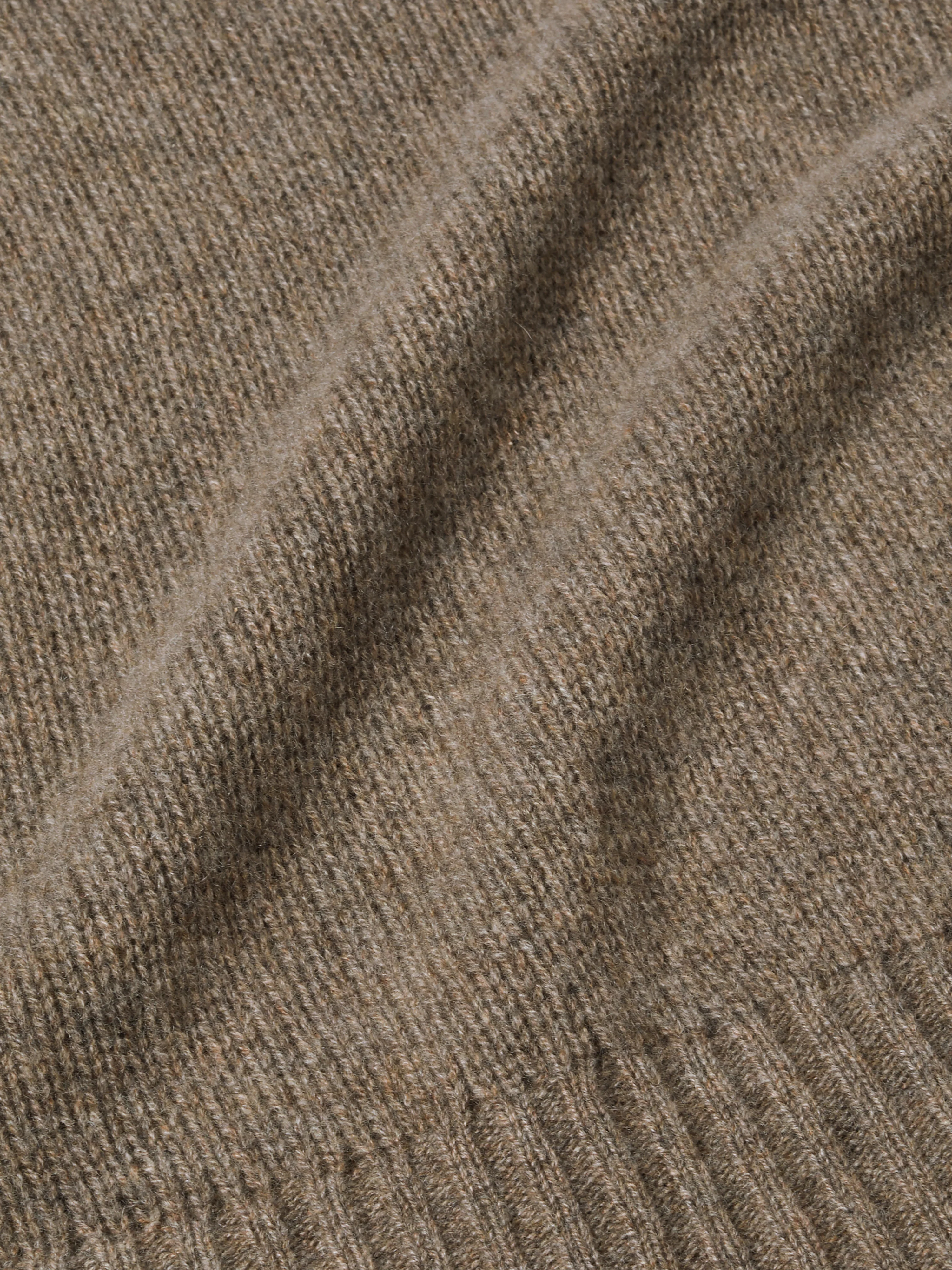 Cashmere Crew Neck Tank | Brown - Image 7