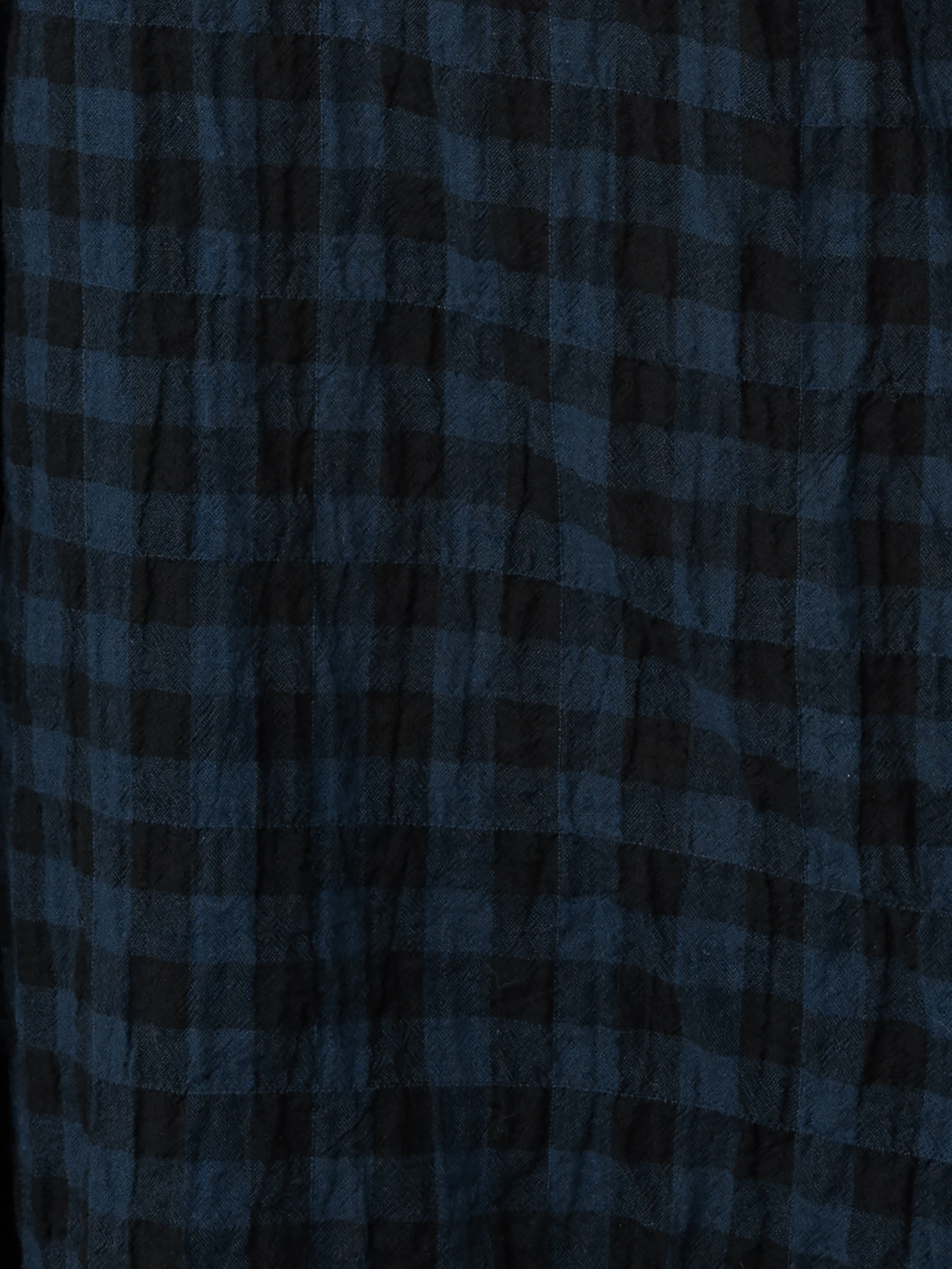 Checked Tunic Blouse | Navy - Image 9