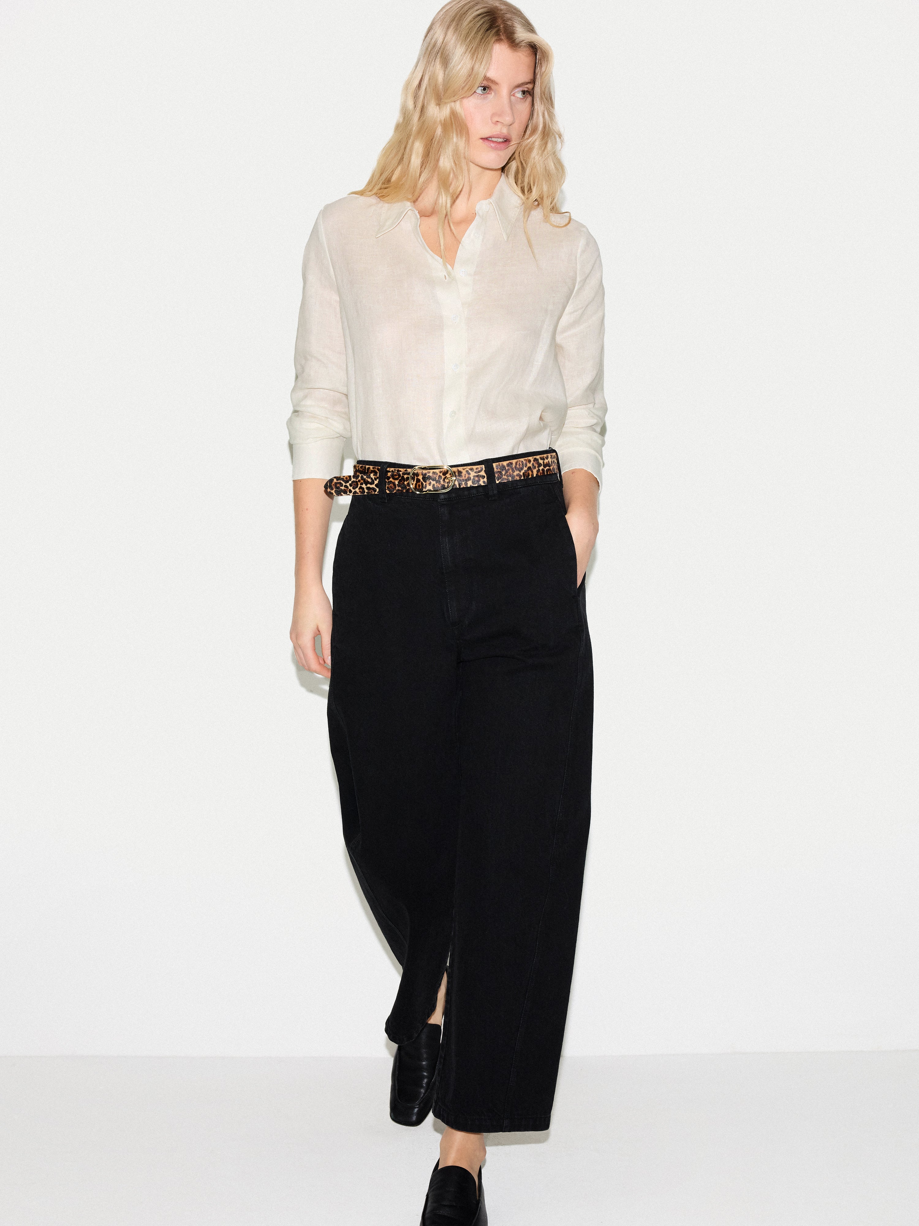 Linen Shirt | White - Image 3