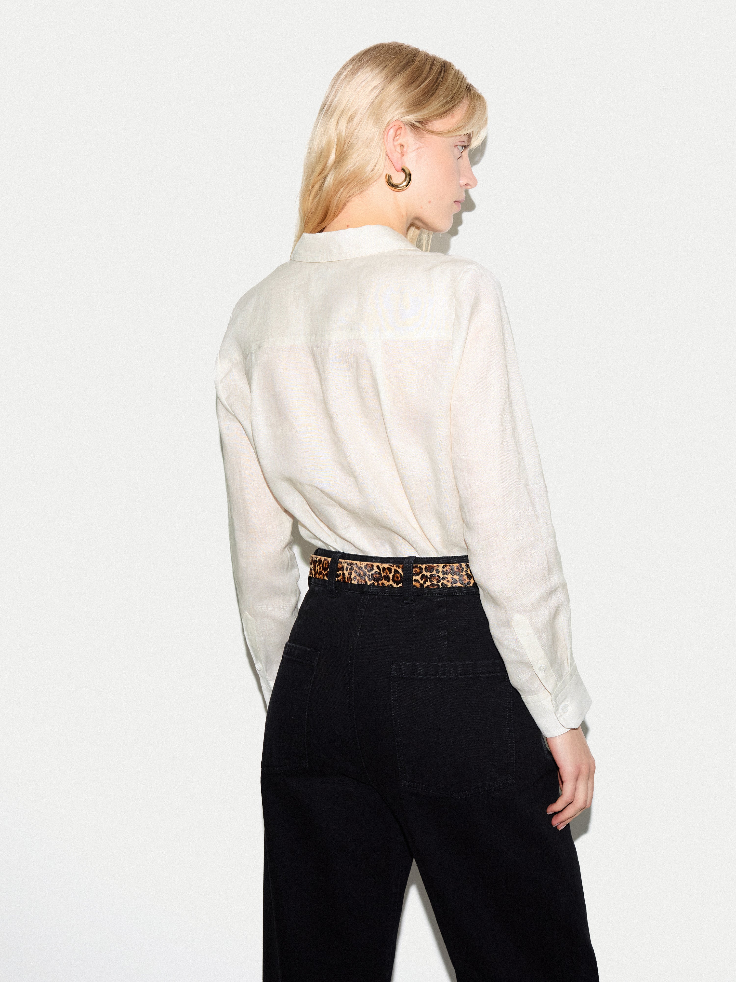Linen Shirt | White - Image 5