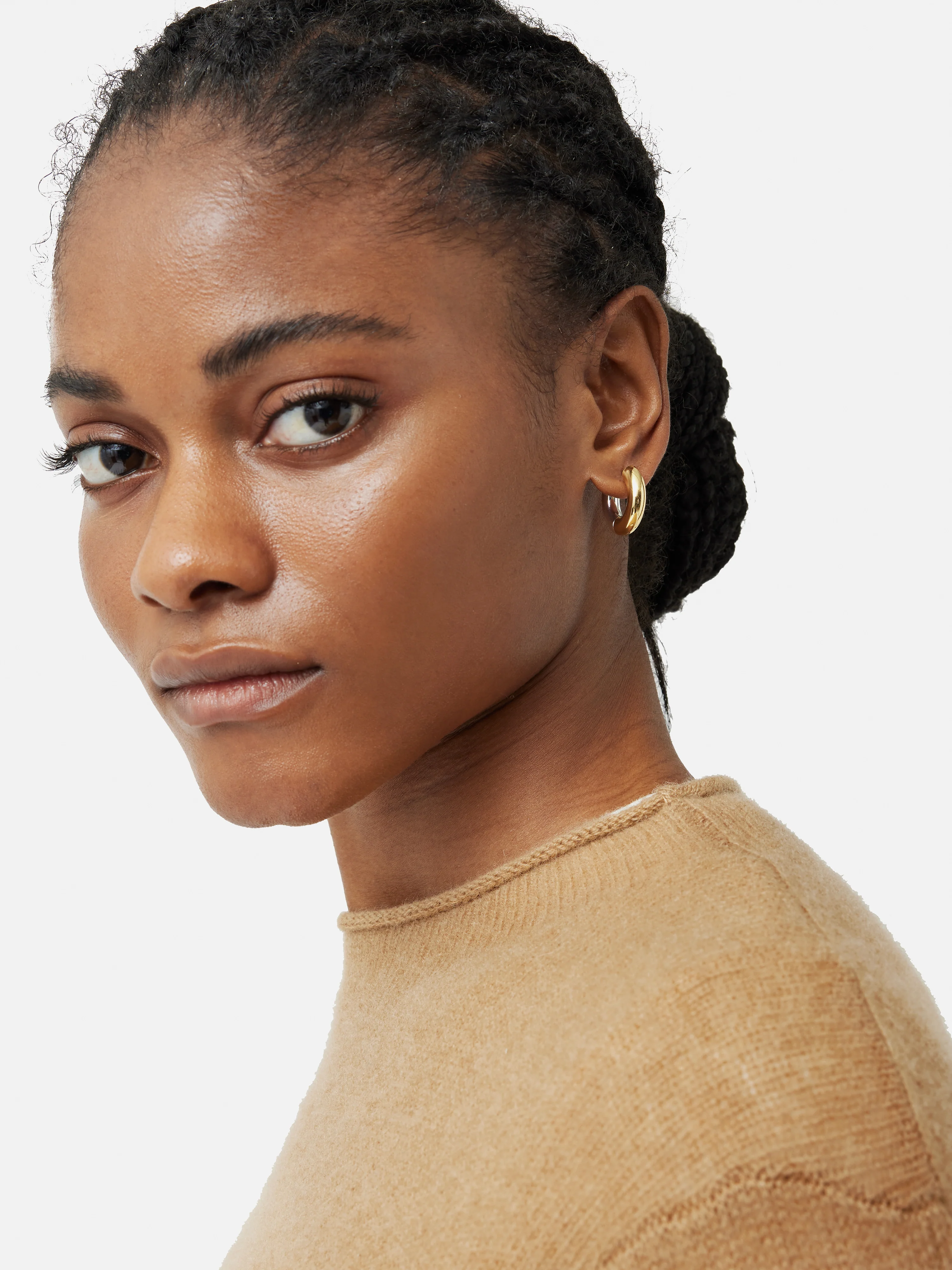 Cloud Cashmere Eldon Jumper | Camel - Image 6