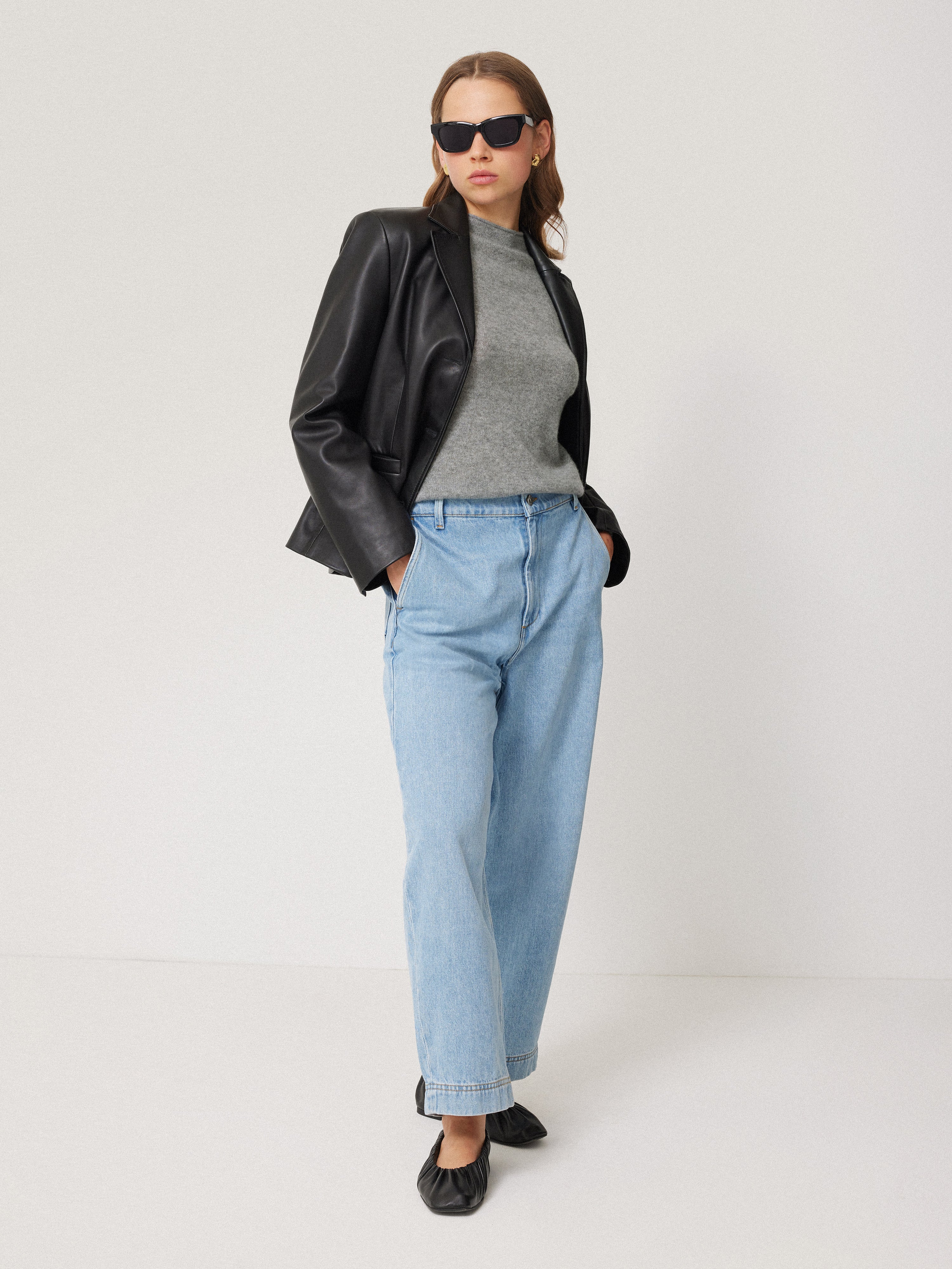 Cloud Cashmere Eldon Jumper | Grey - Image 5