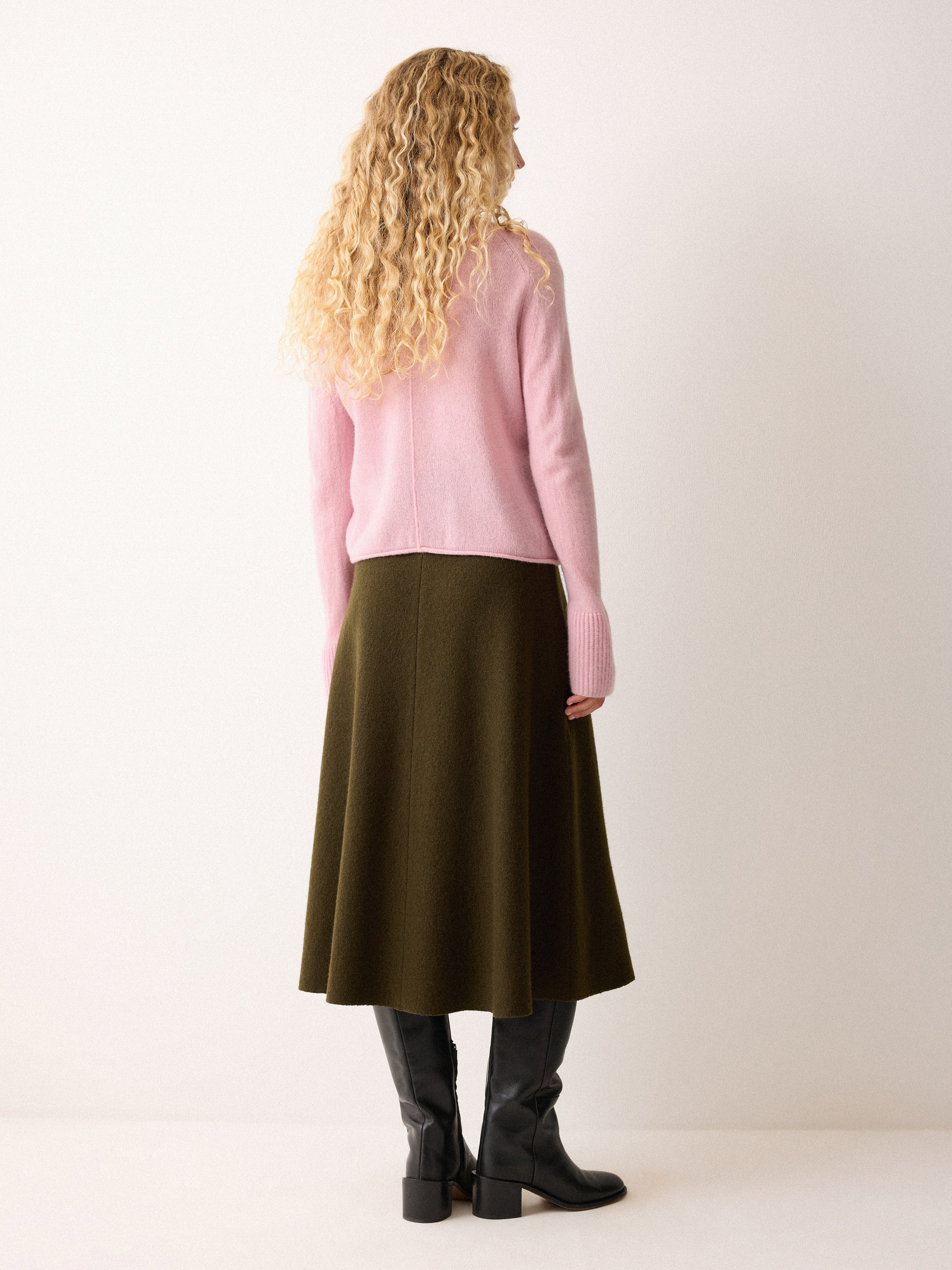 Cloud Cashmere Eldon Jumper | Pink - Image 5