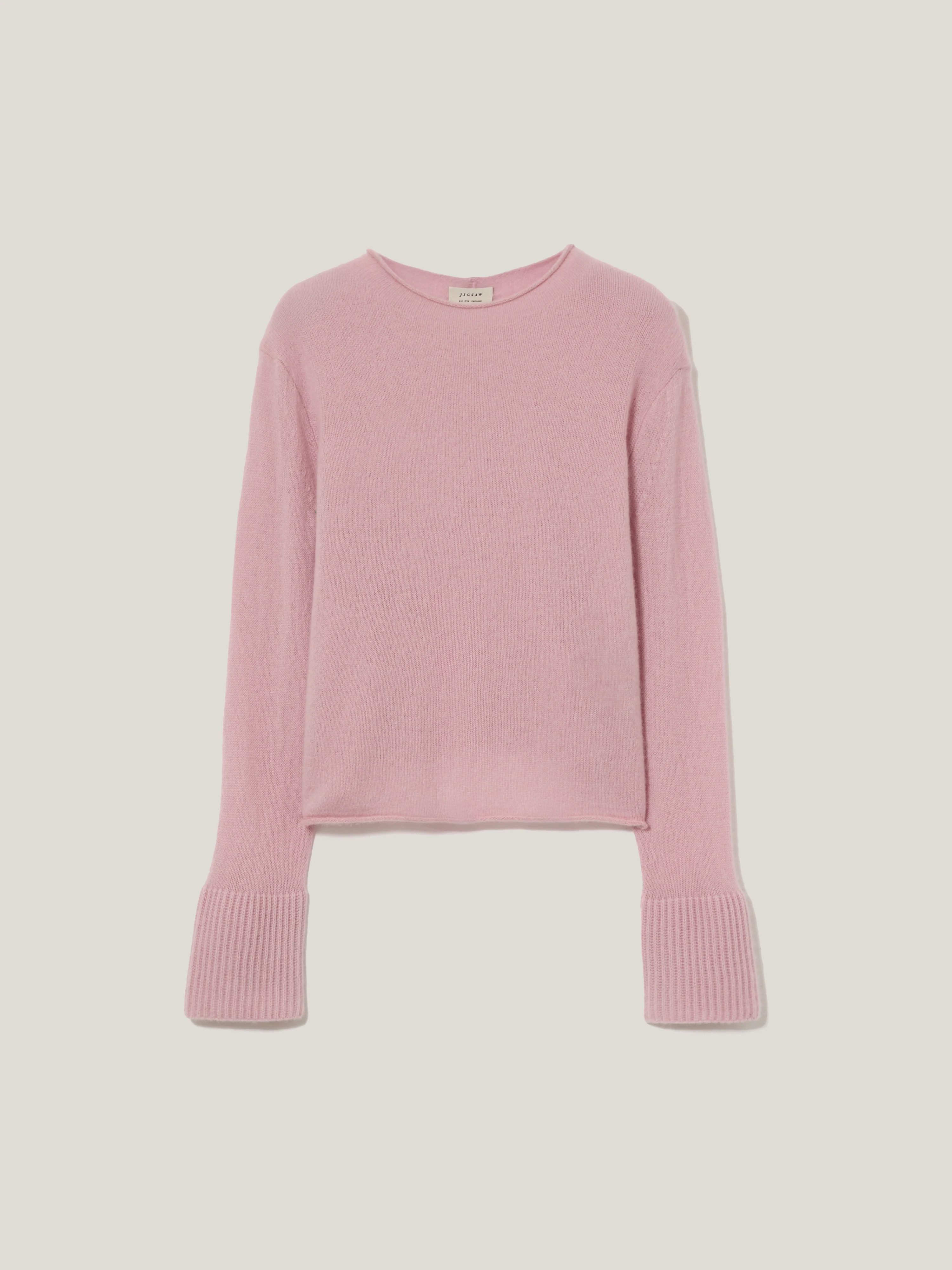 Cloud Cashmere Eldon Jumper | Pink - Image 6