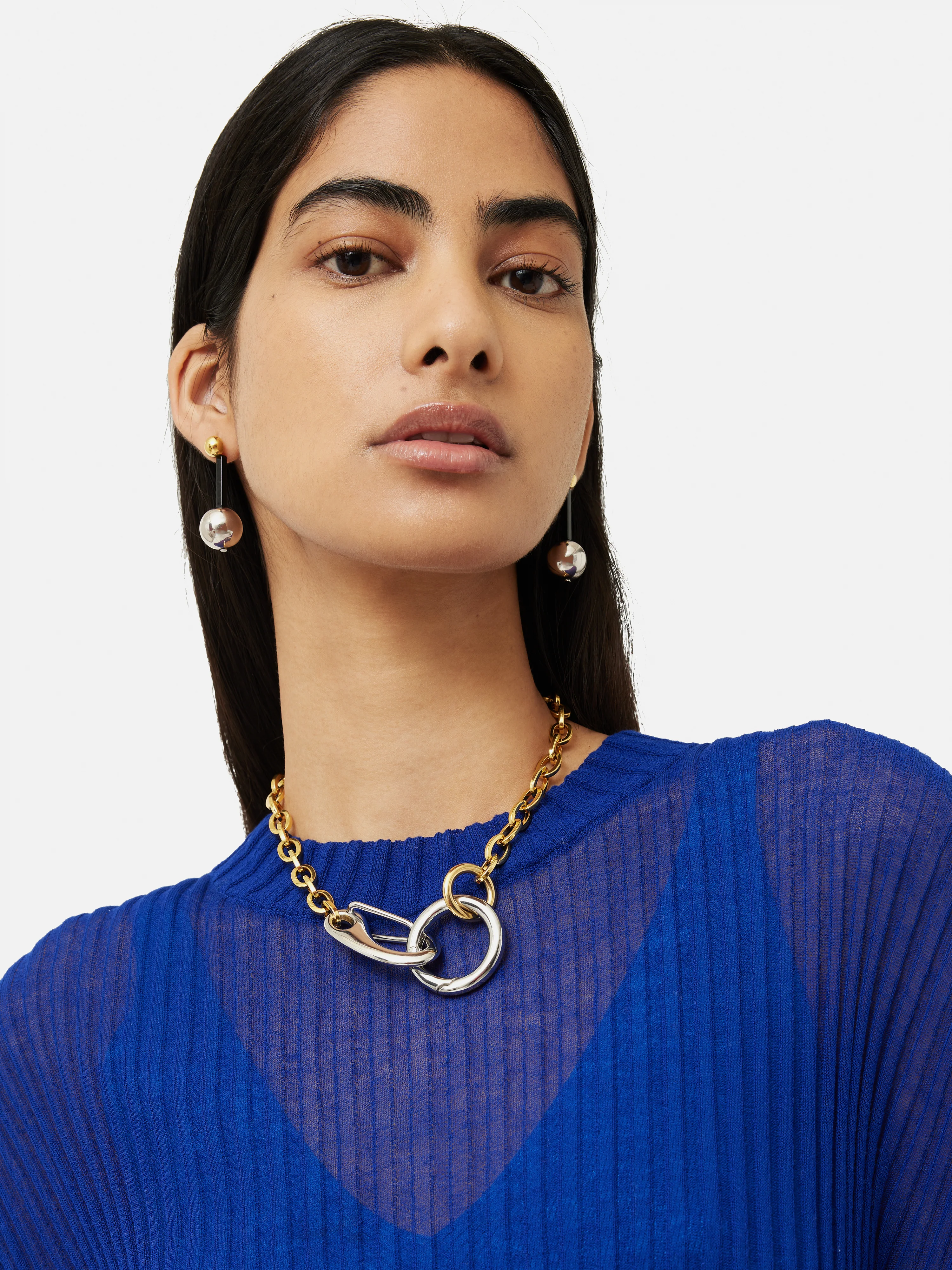 Collagerie Two Toned Necklace | Gold - Image 3