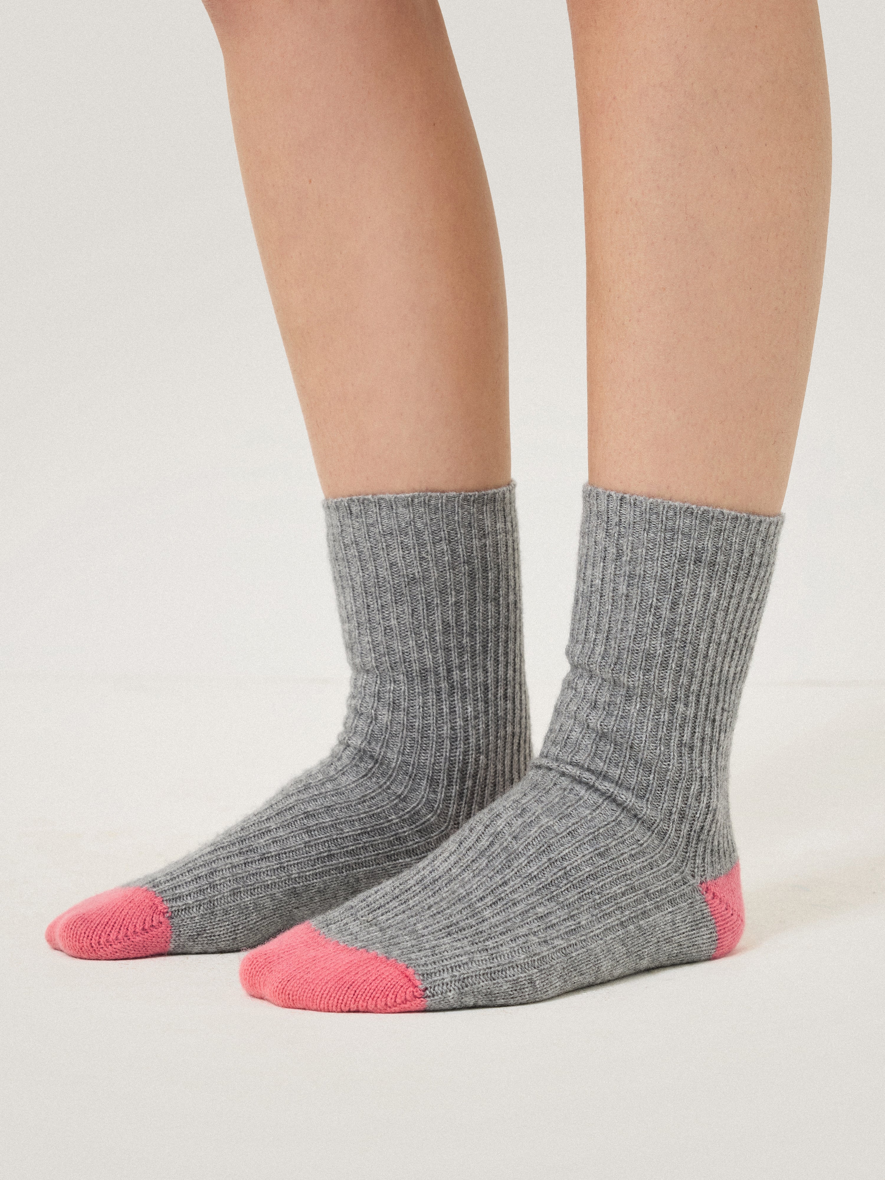 Compact Wool Sock | Grey - Image 2