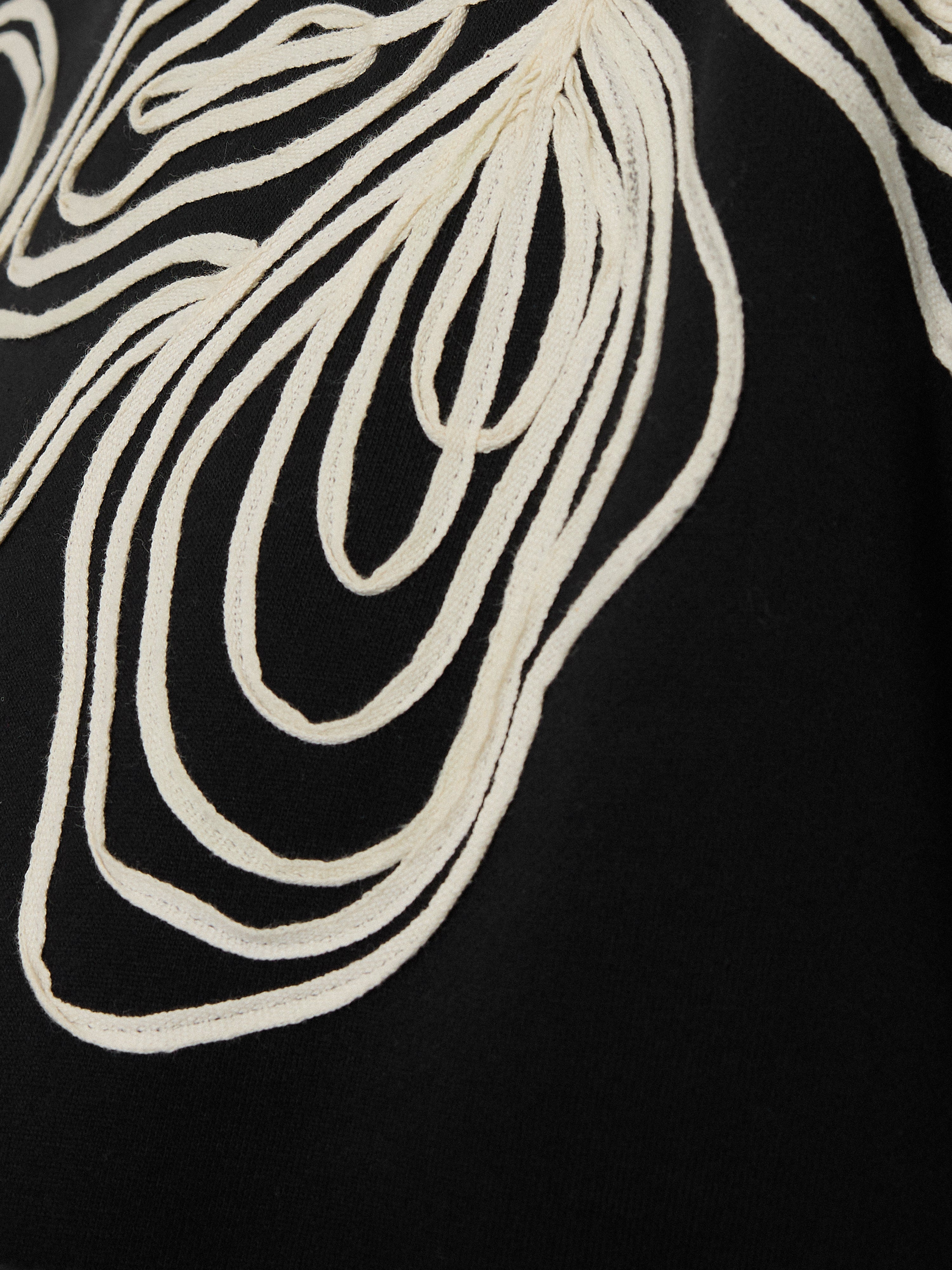 Cornelli Sweatshirt | Black - Image 6