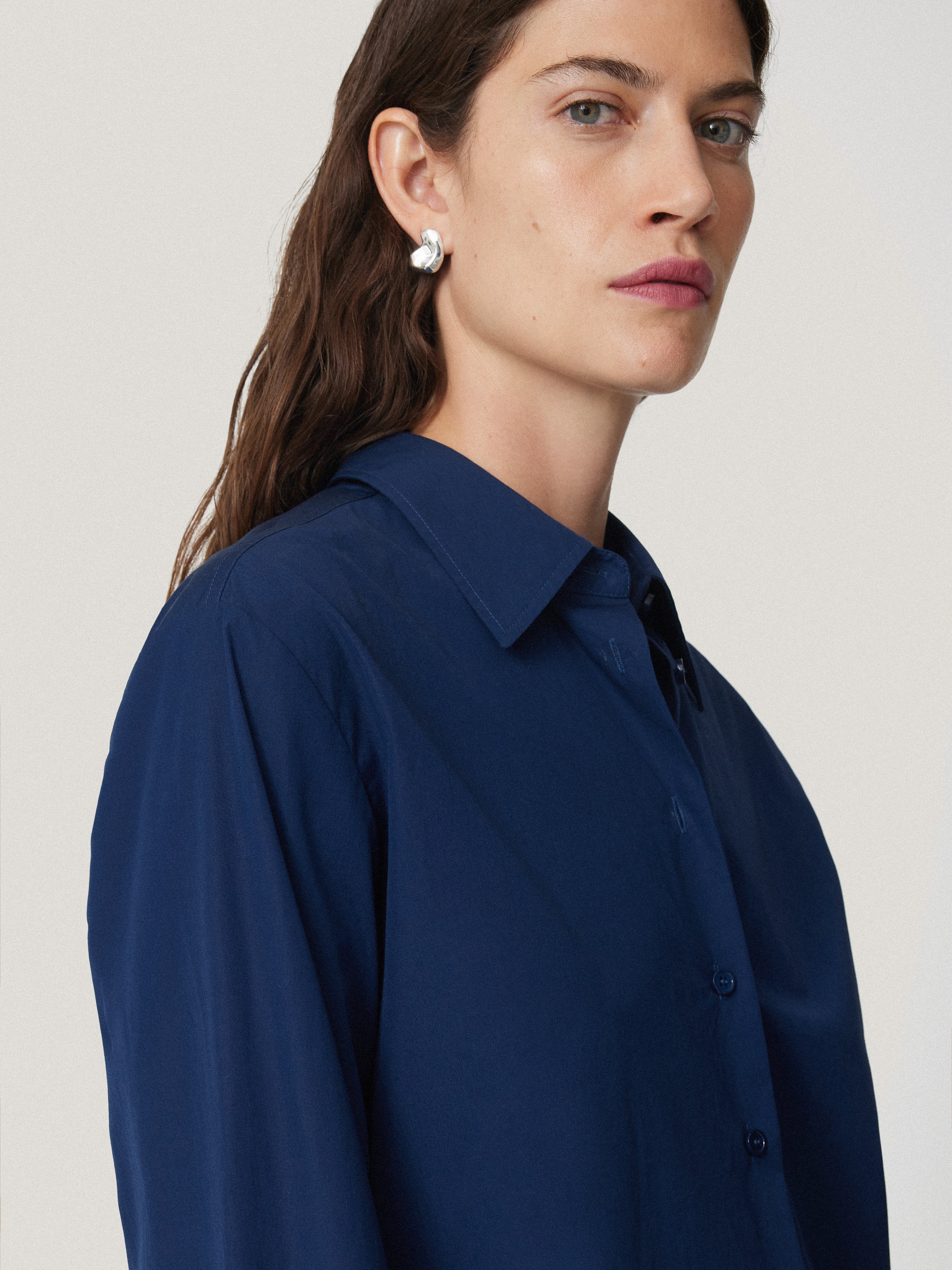 Cotton Casual Shirt | Blue - Image 2