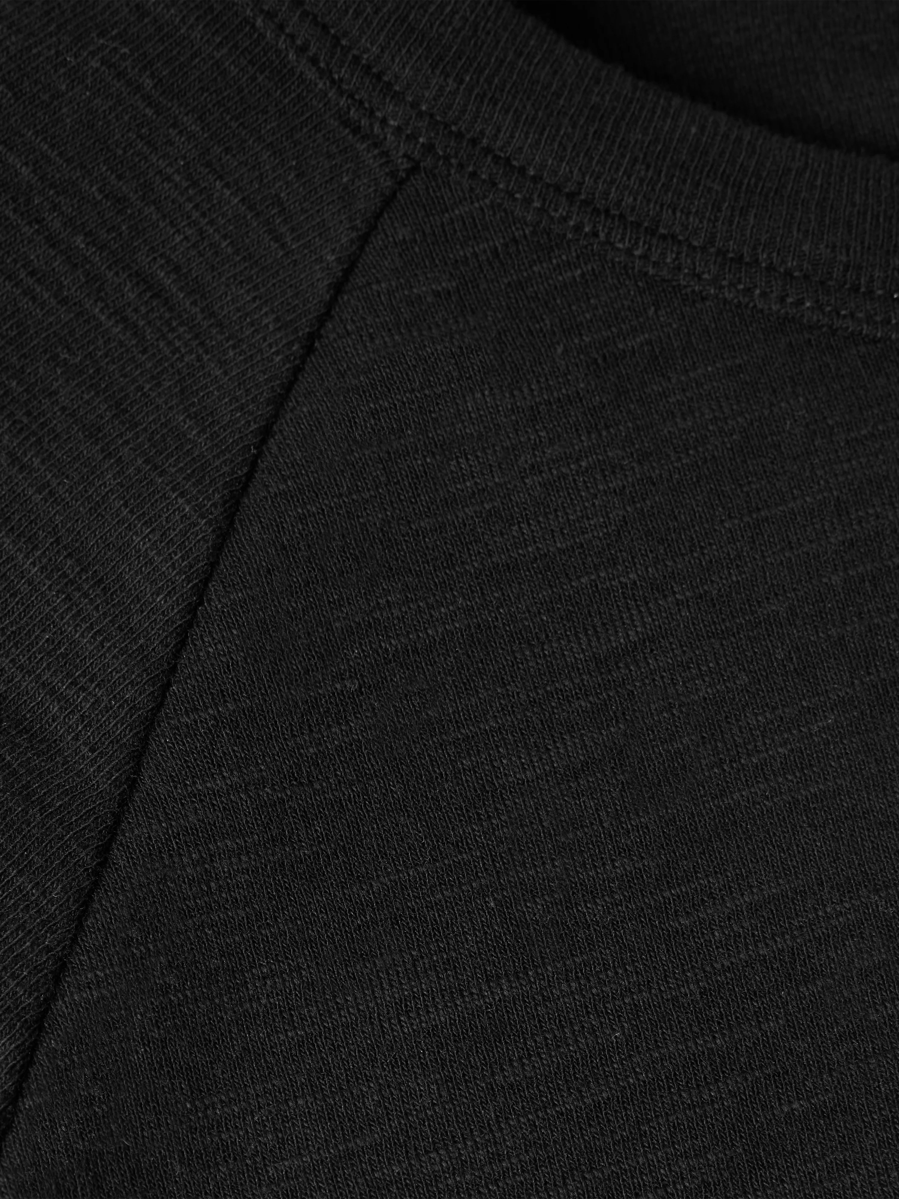 Cotton Luxe Raglan Tee | Black - Image 7