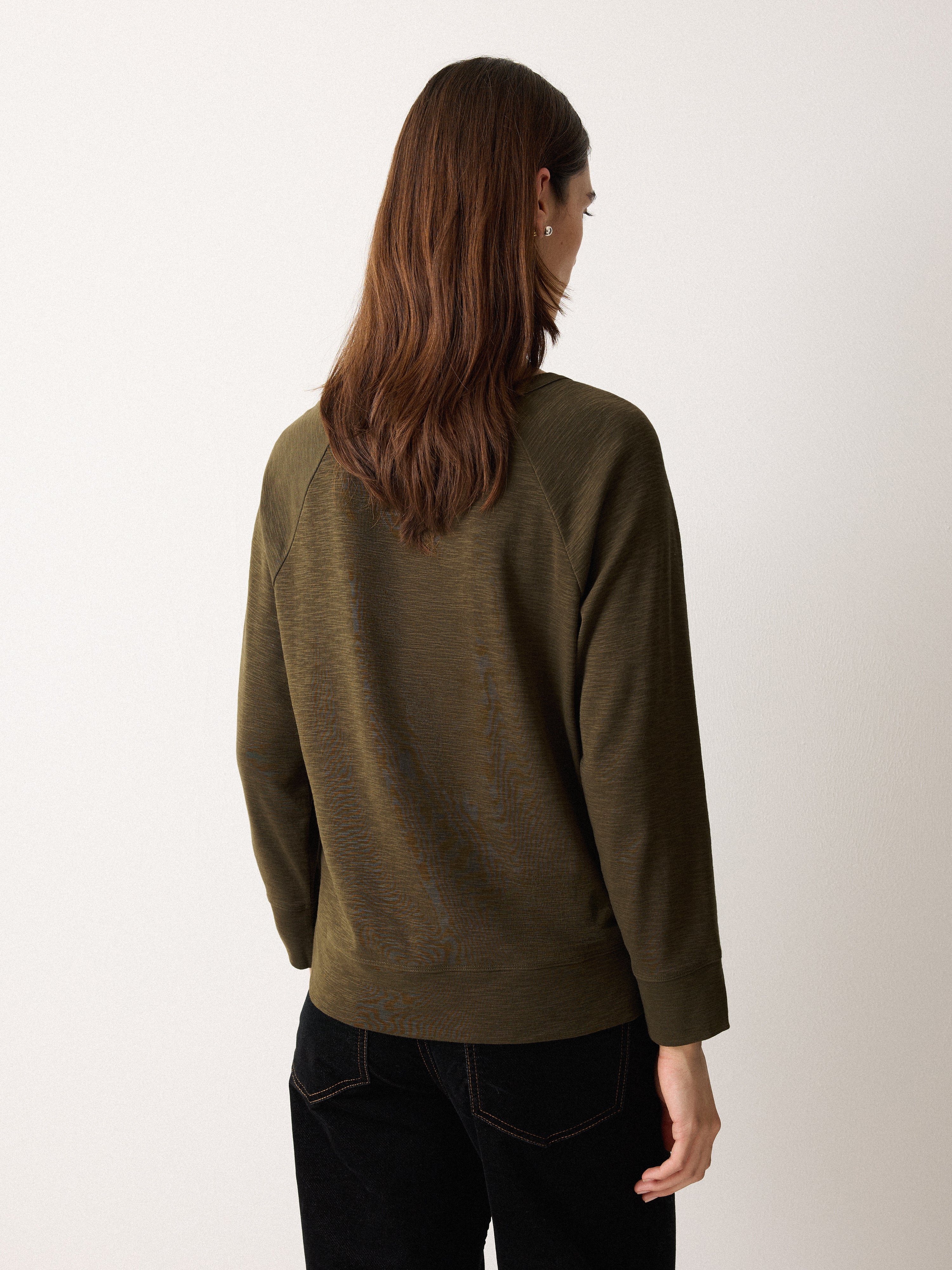 Cotton Luxe Raglan Tee | Shadow Forest - Image 4