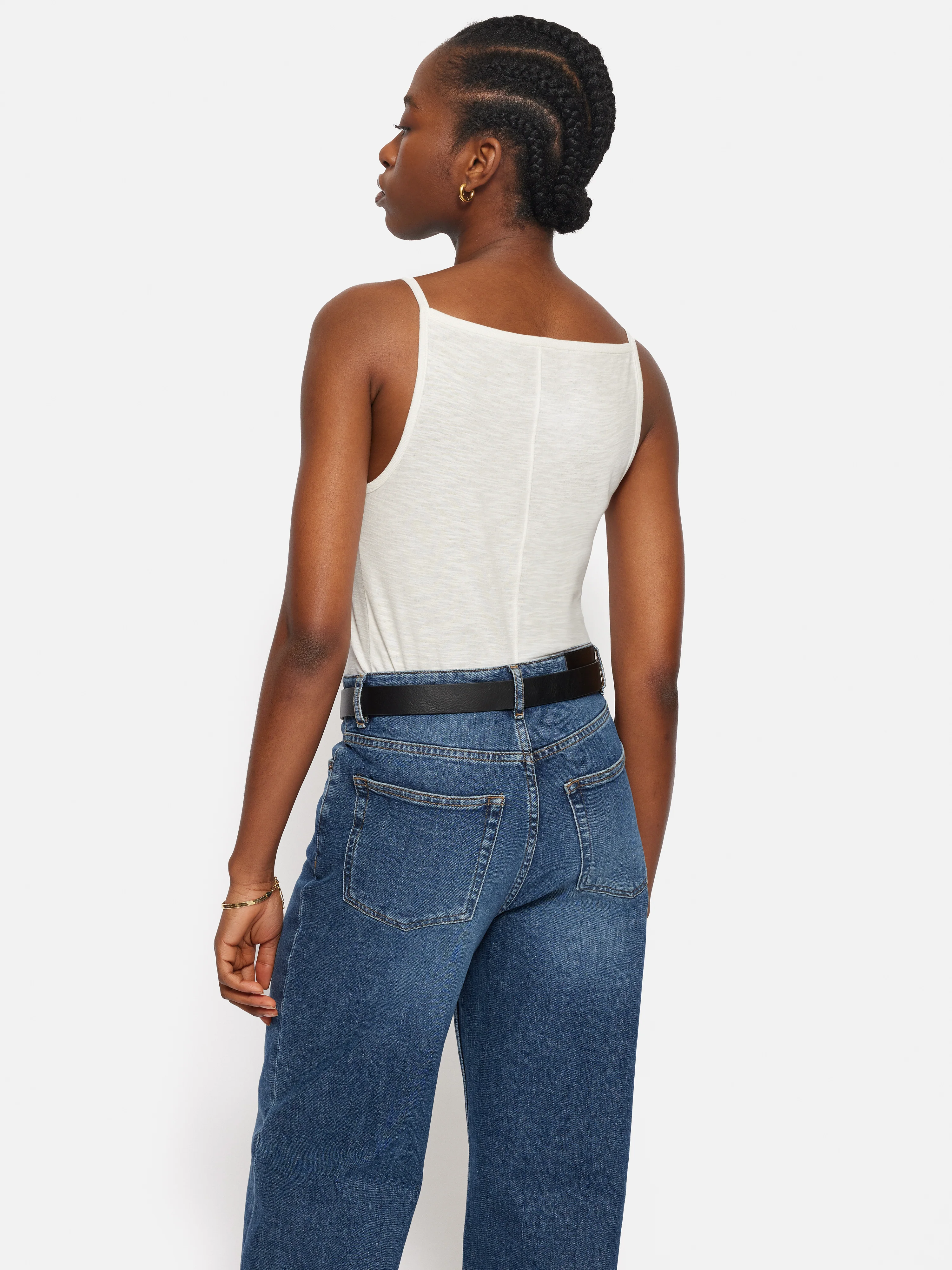 Cotton Luxe Tank | Ivory - Image 4