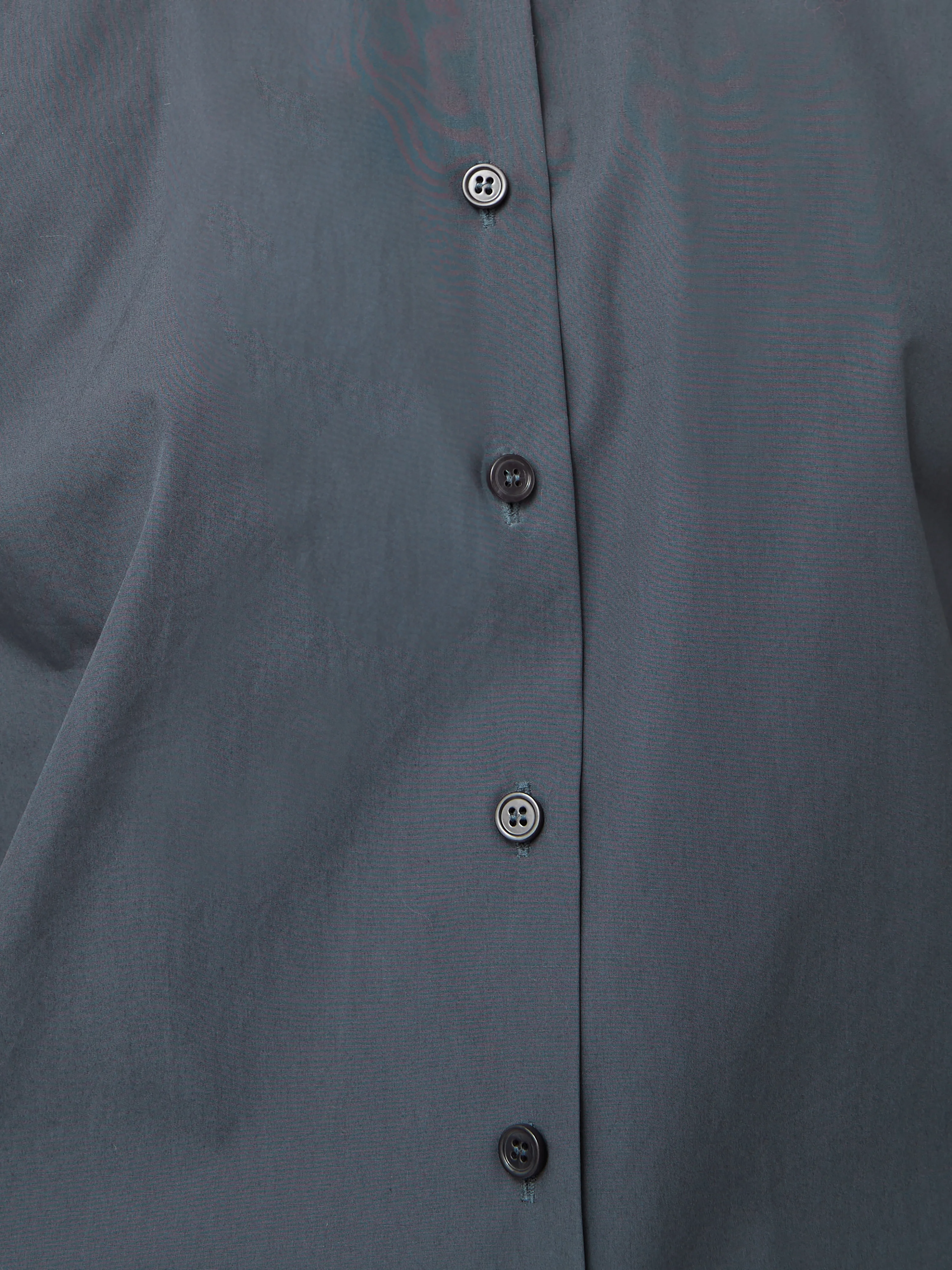 Cotton Poplin Shirt | Navy - Image 8