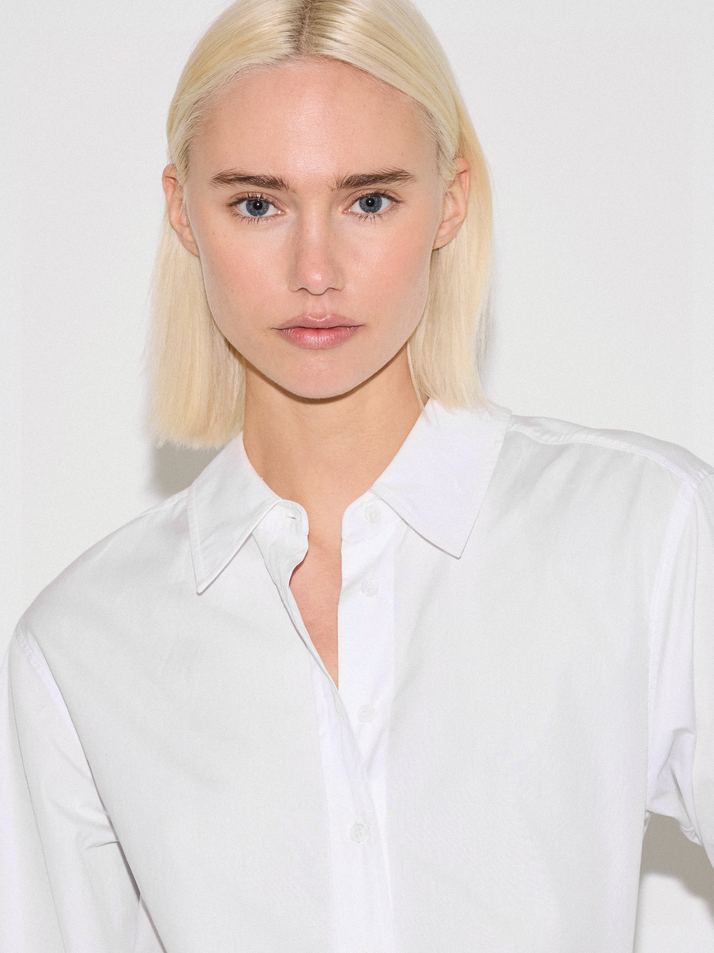 Cotton Poplin Shirt | White - Image 5