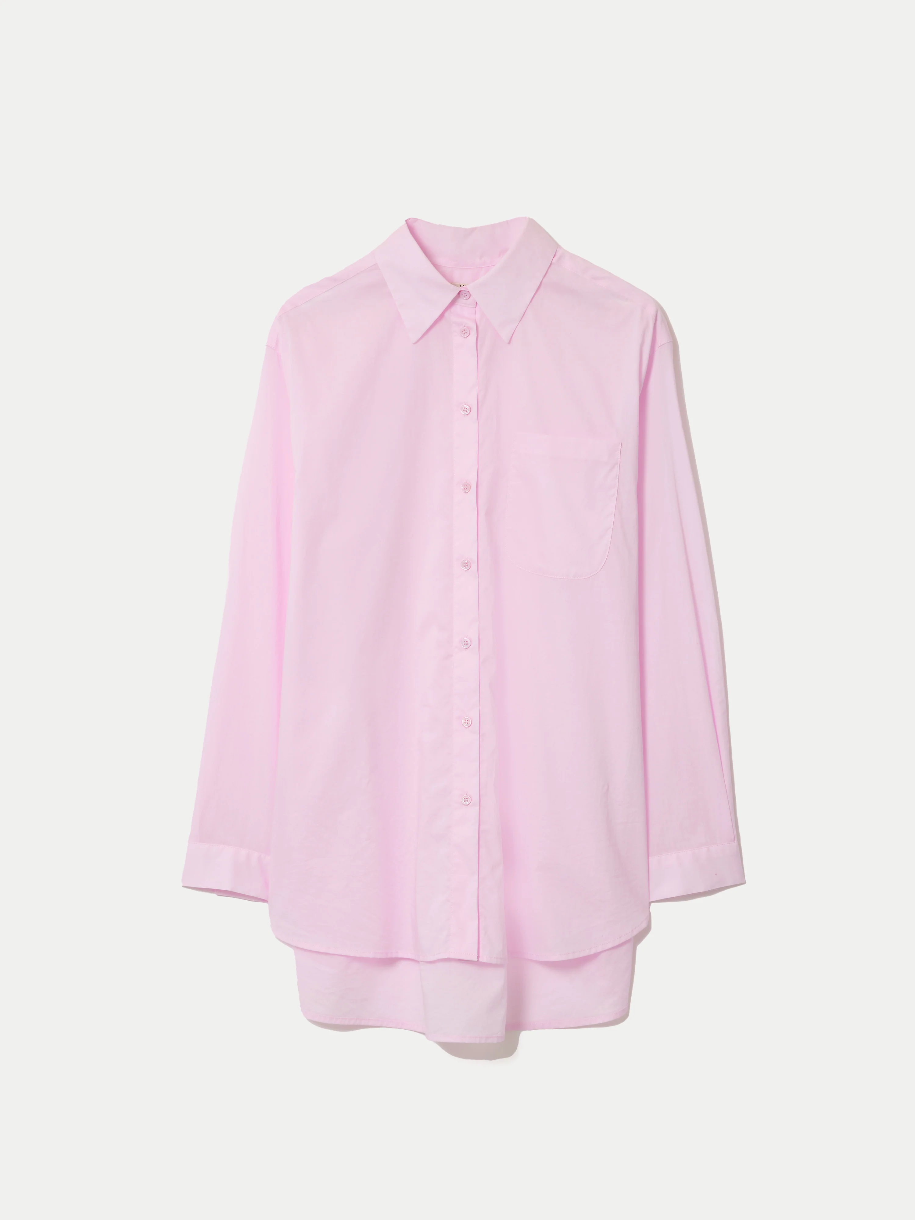 Cotton Voile Relaxed Shirt | Pink - Image 5