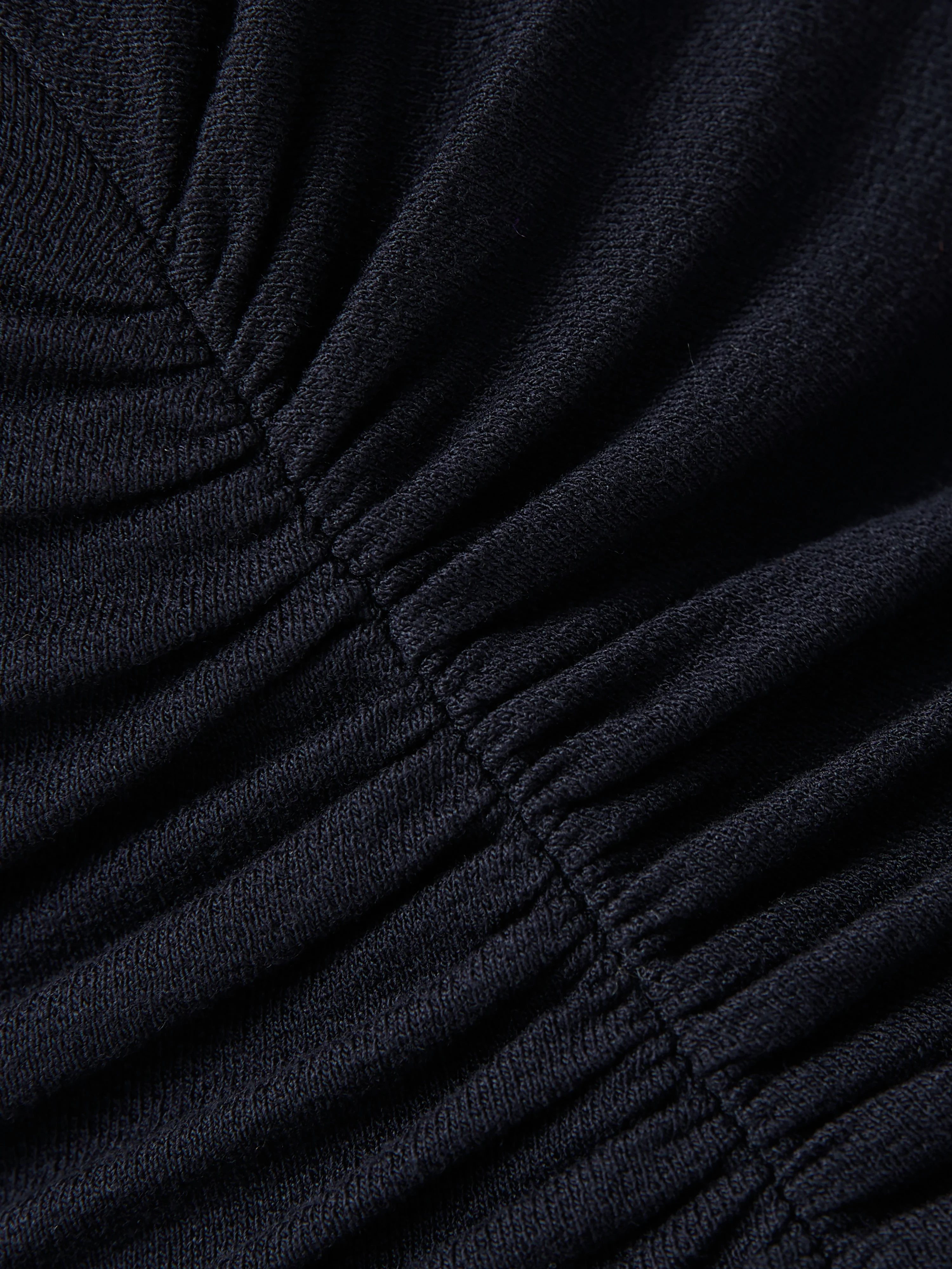 Crepe Handkerchief Dress | Navy - Image 7