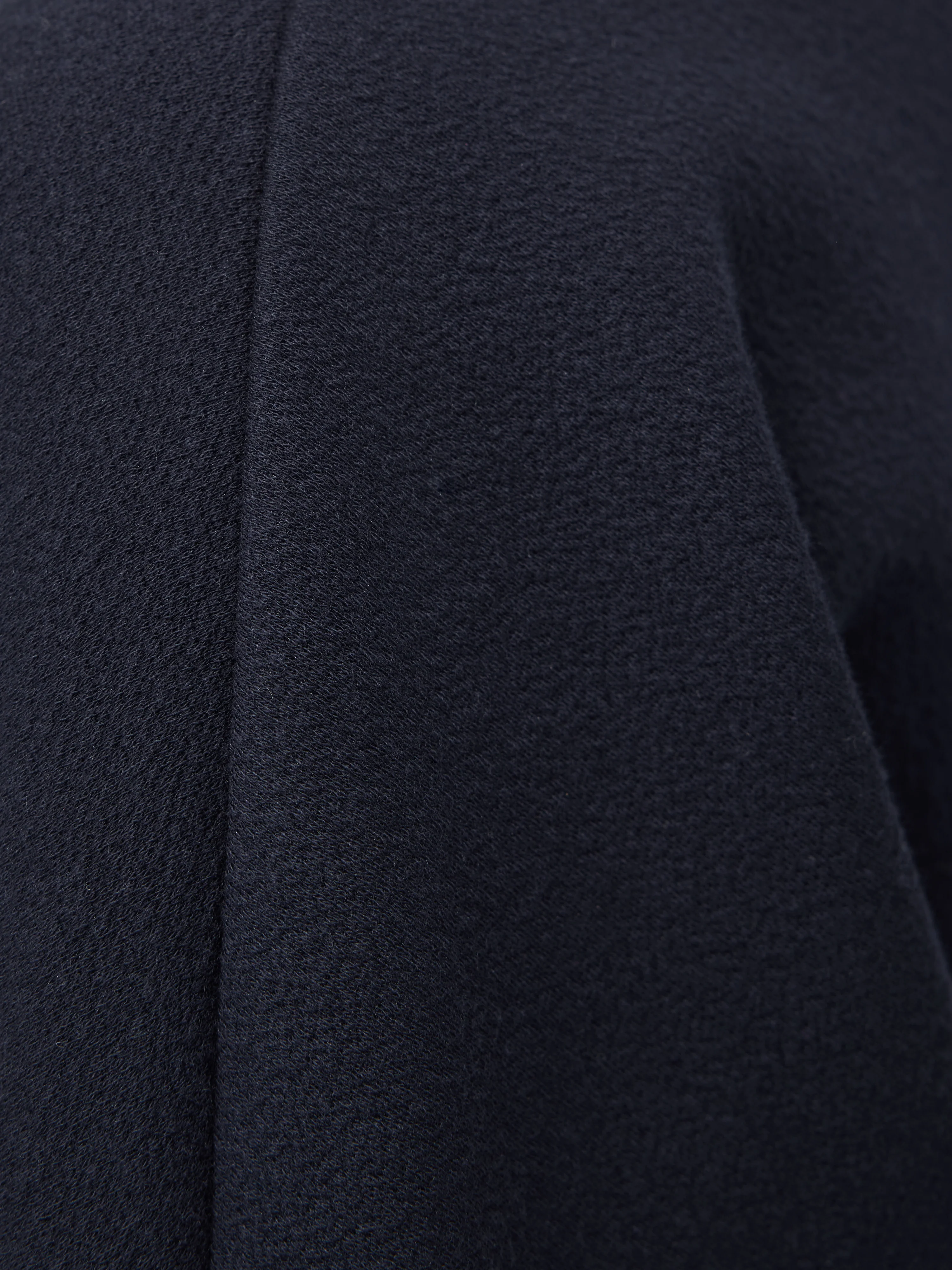 Crepe Jersey Zip Dress | Navy - Image 5