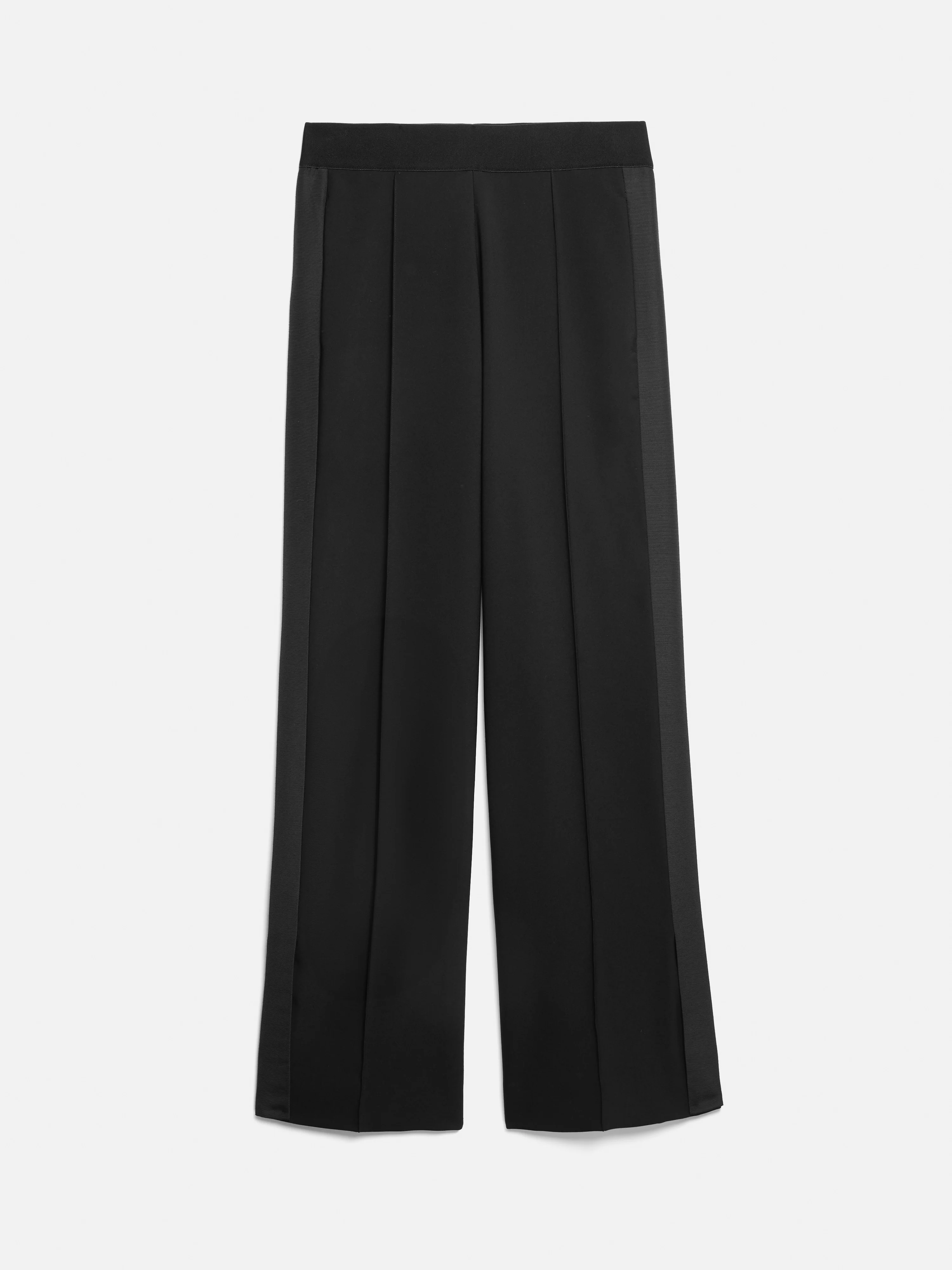 Crepe Split Hem Jogger | Black - Image 6