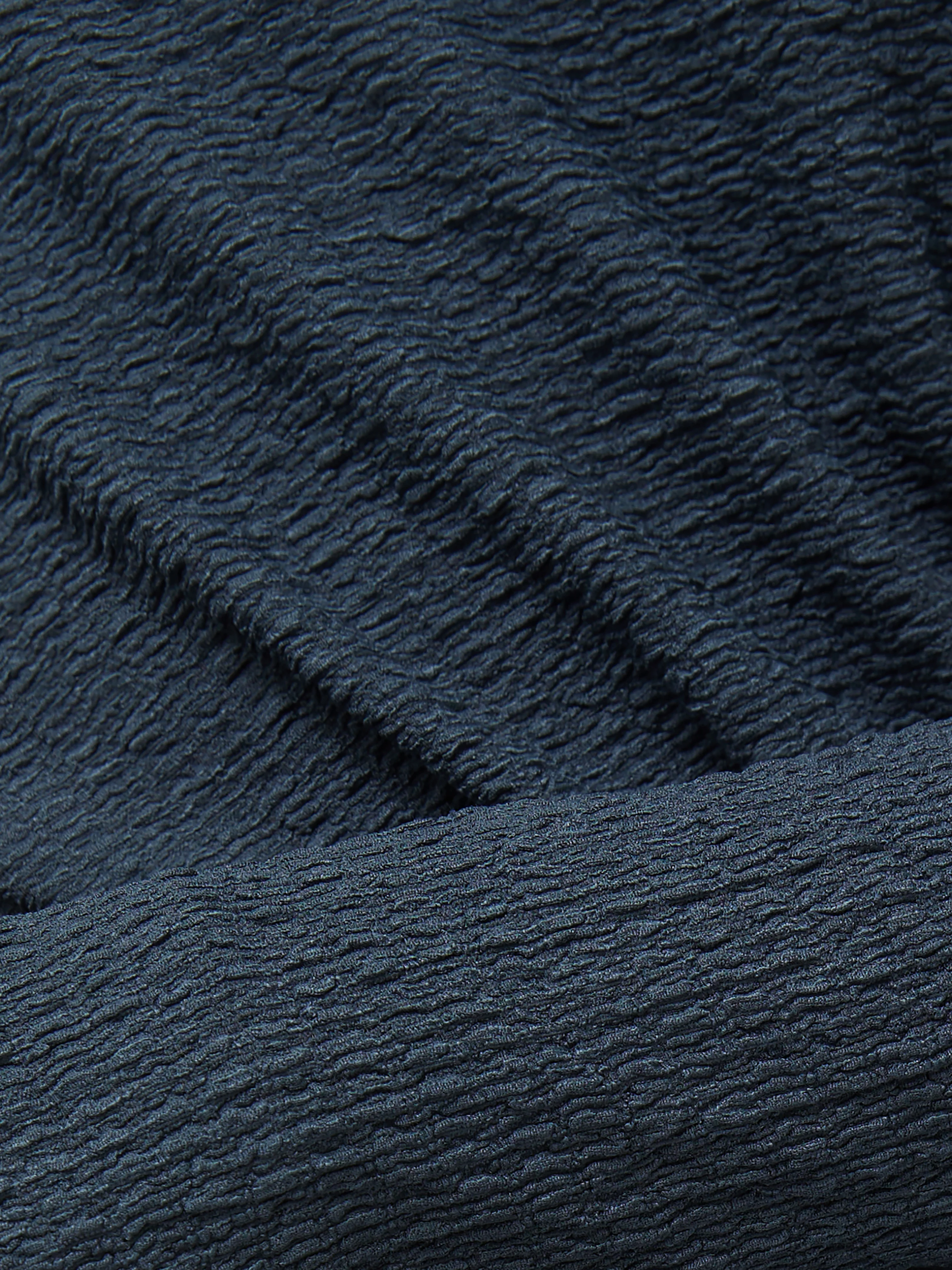Crinkle Ruched Jersey Dress | Blue - Image 8