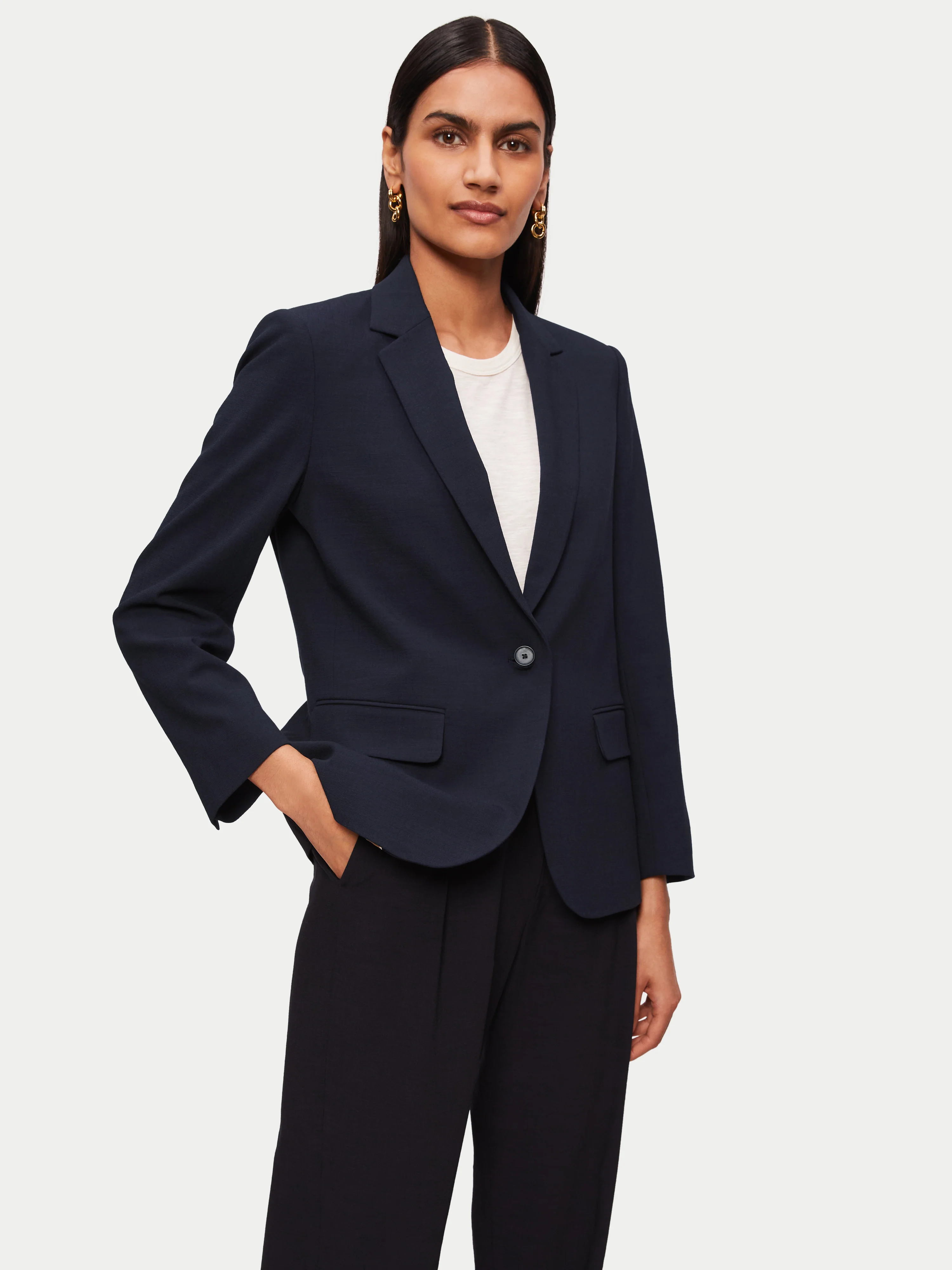 Crosshatch Brook Blazer | Navy - Image 4