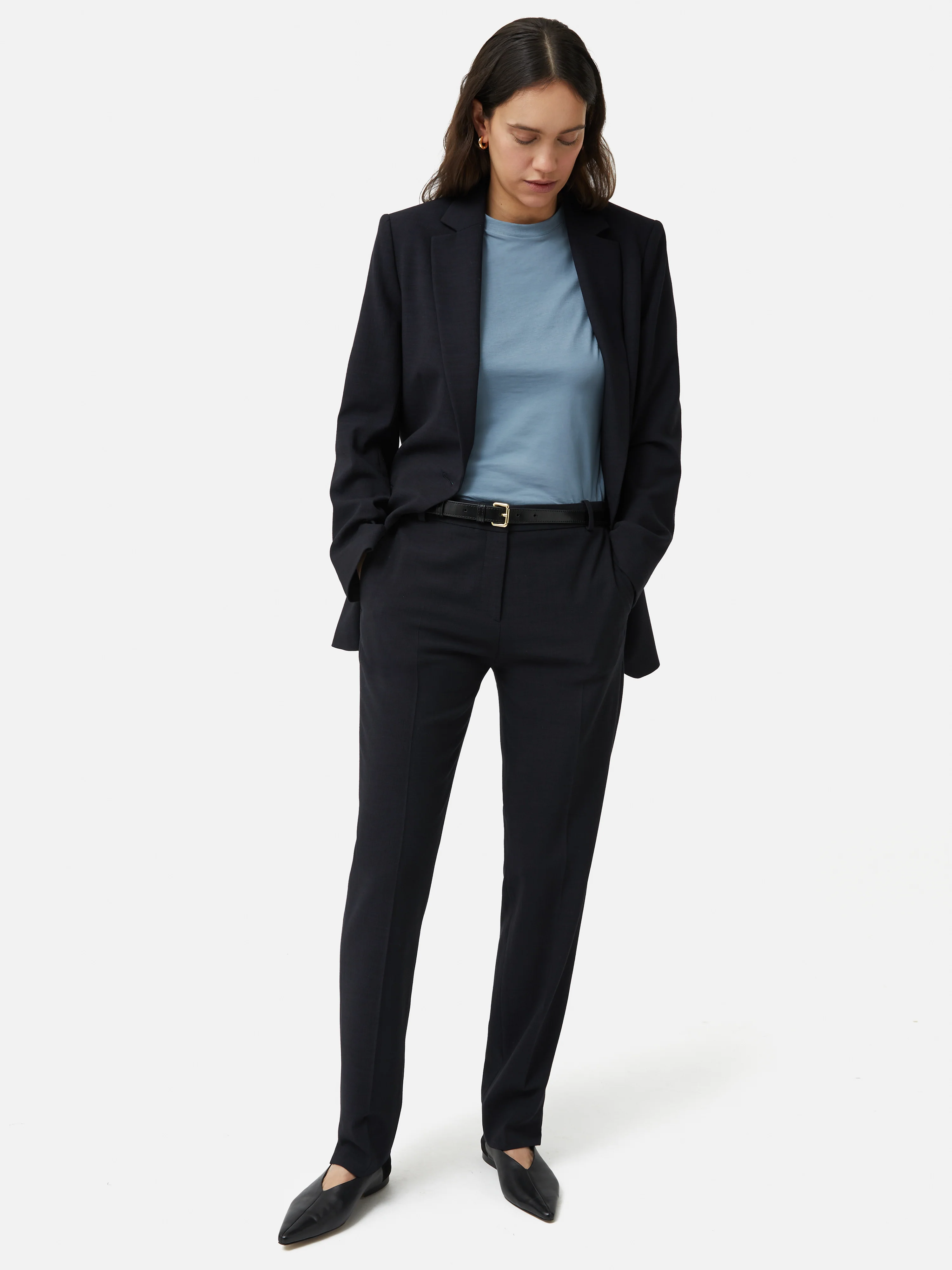 Crosshatch Palmer Trouser | Navy - Image 3