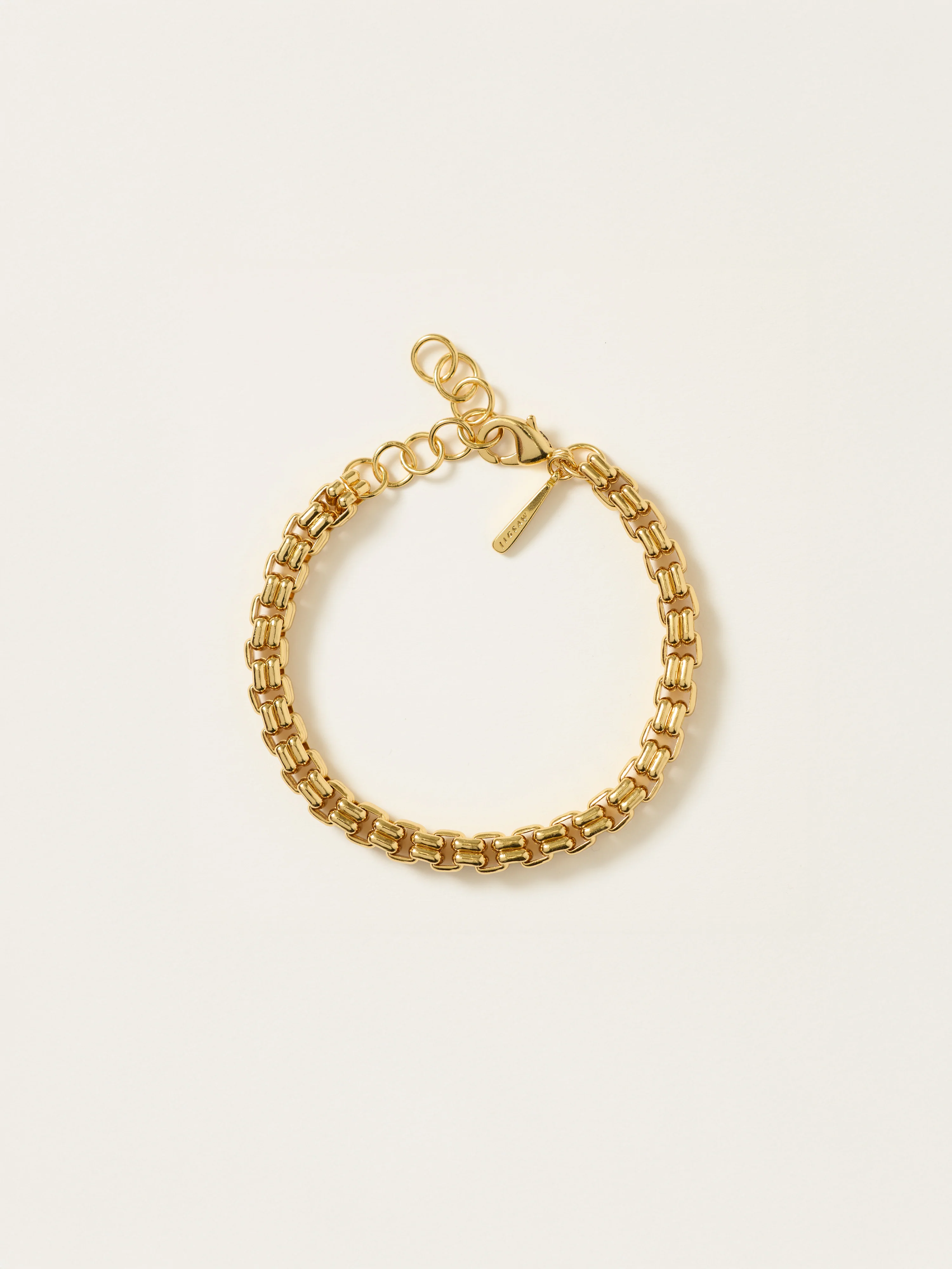Cube Chain Bracelet | Gold - Image 4
