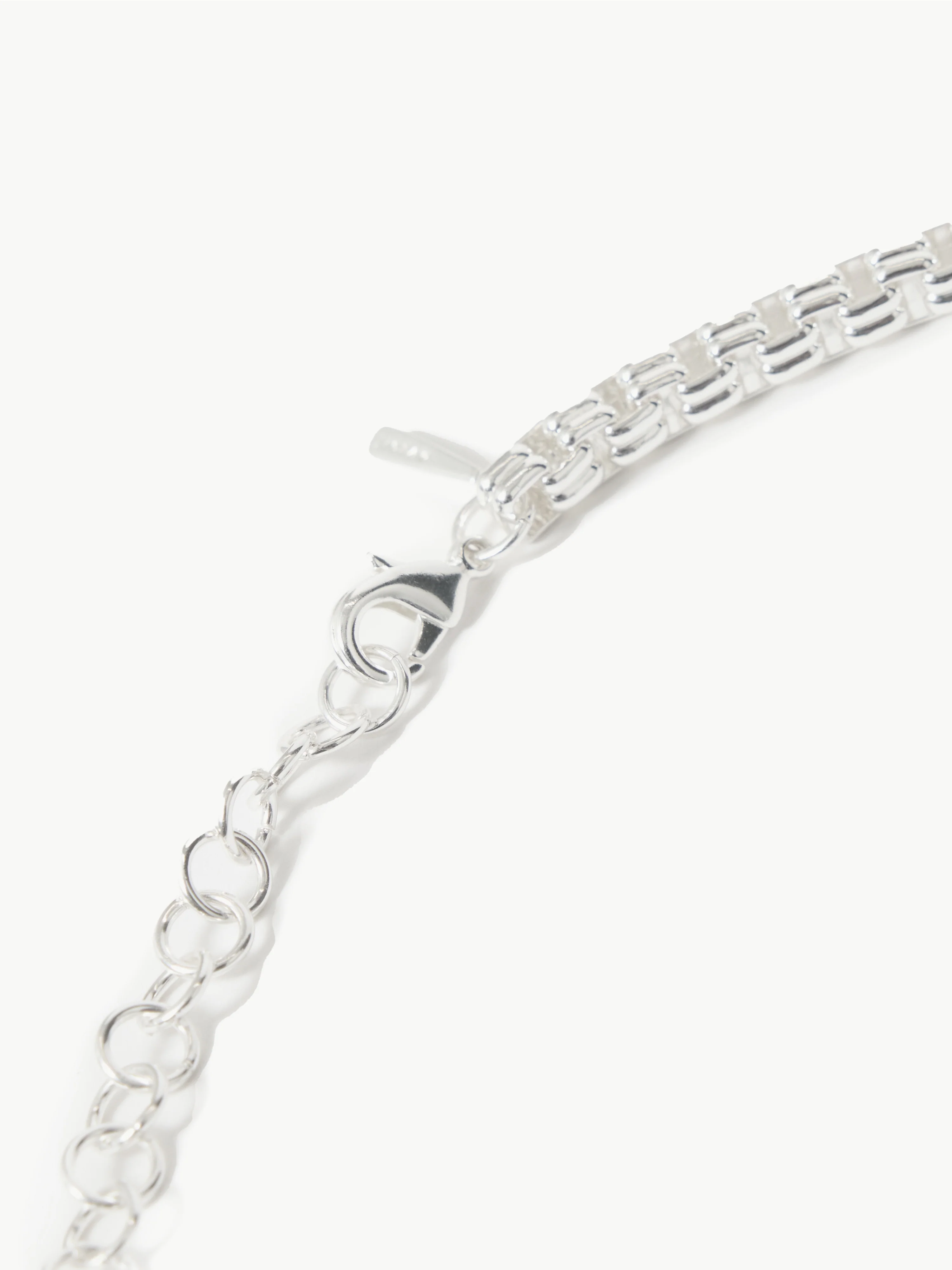 Cube Chain Necklace | SILVER - Image 4