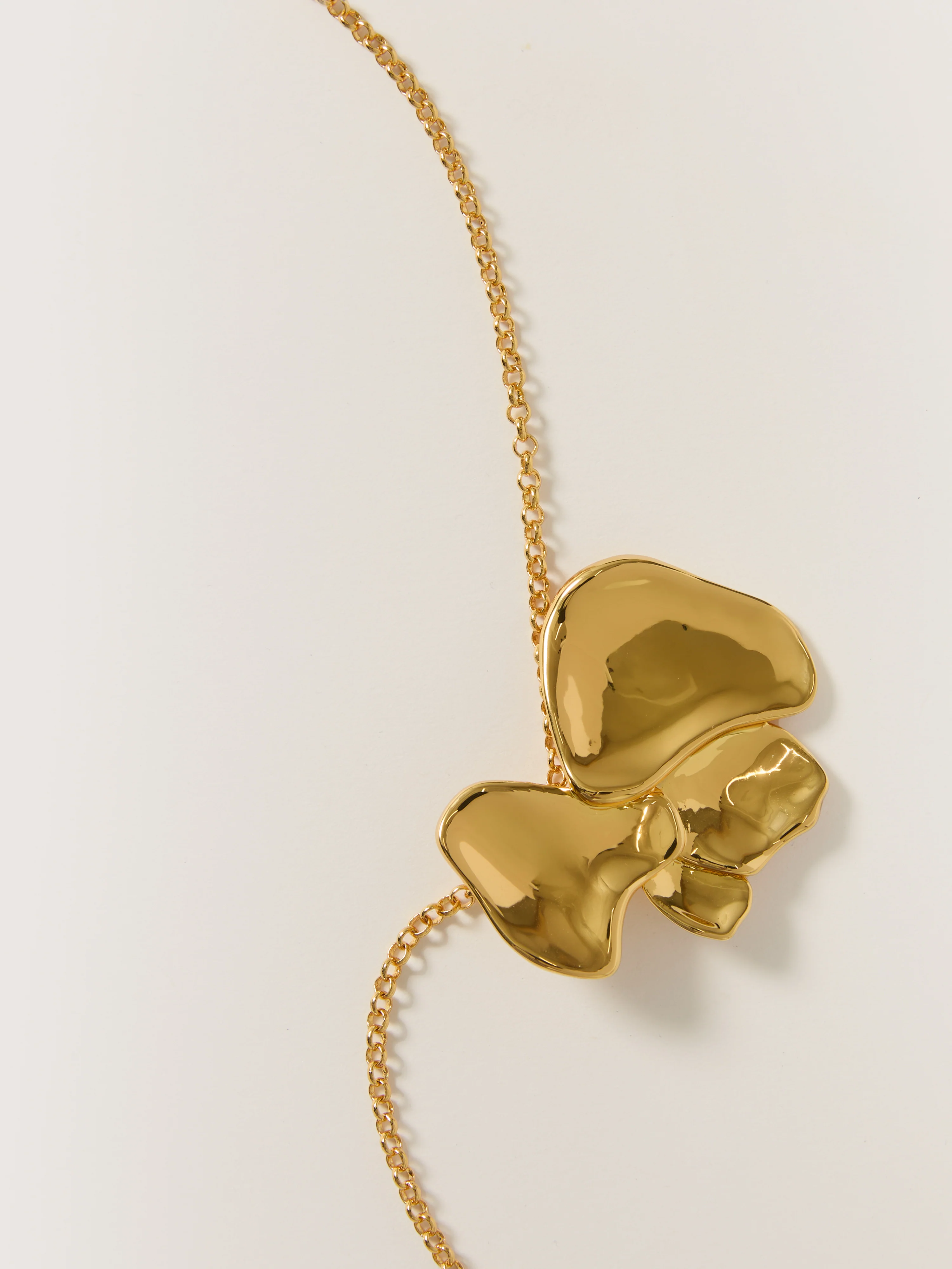 Deconstructed Petals Pendant | Gold - Image 3