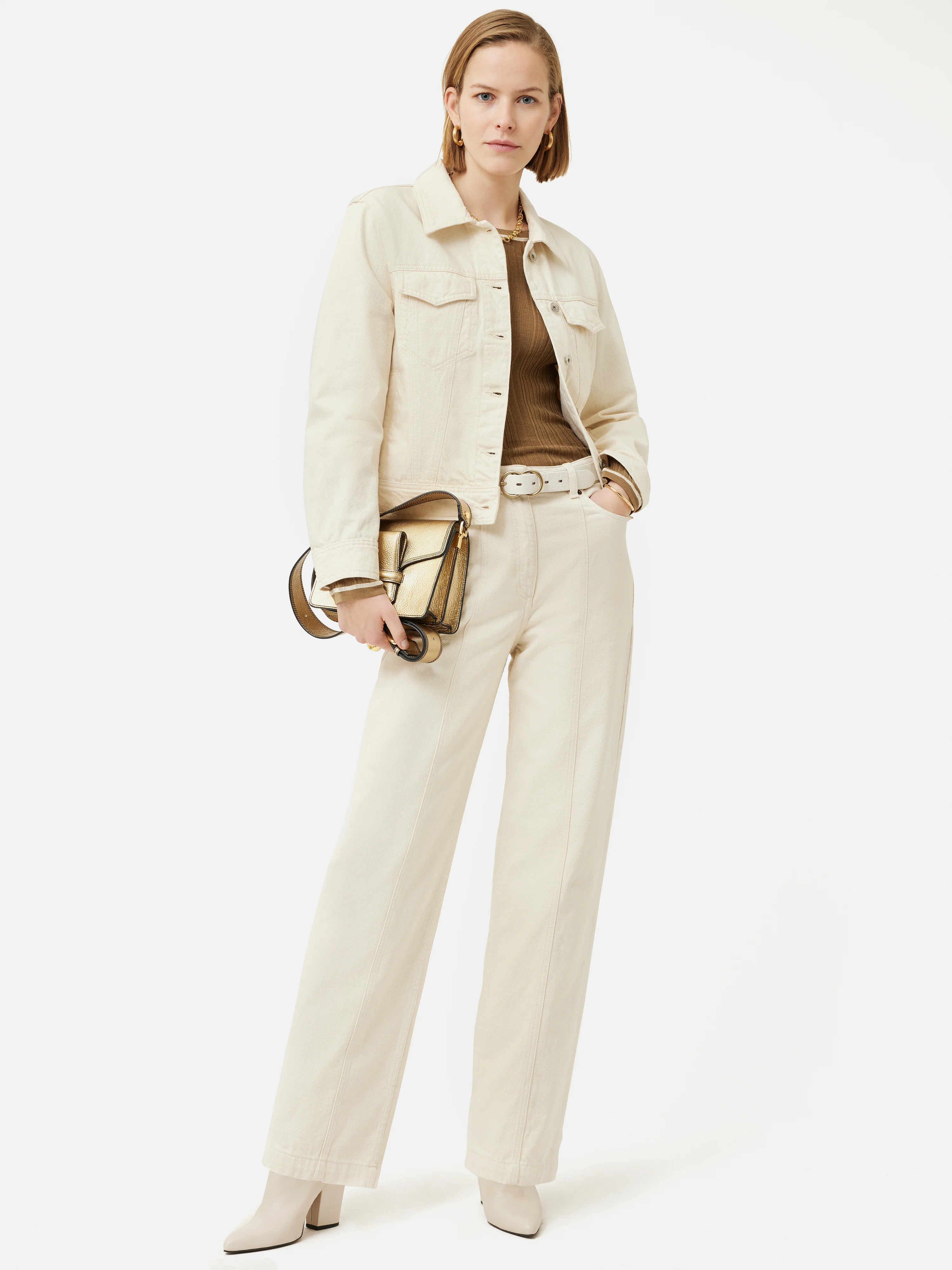 Denim Jacket | Cream - Image 3