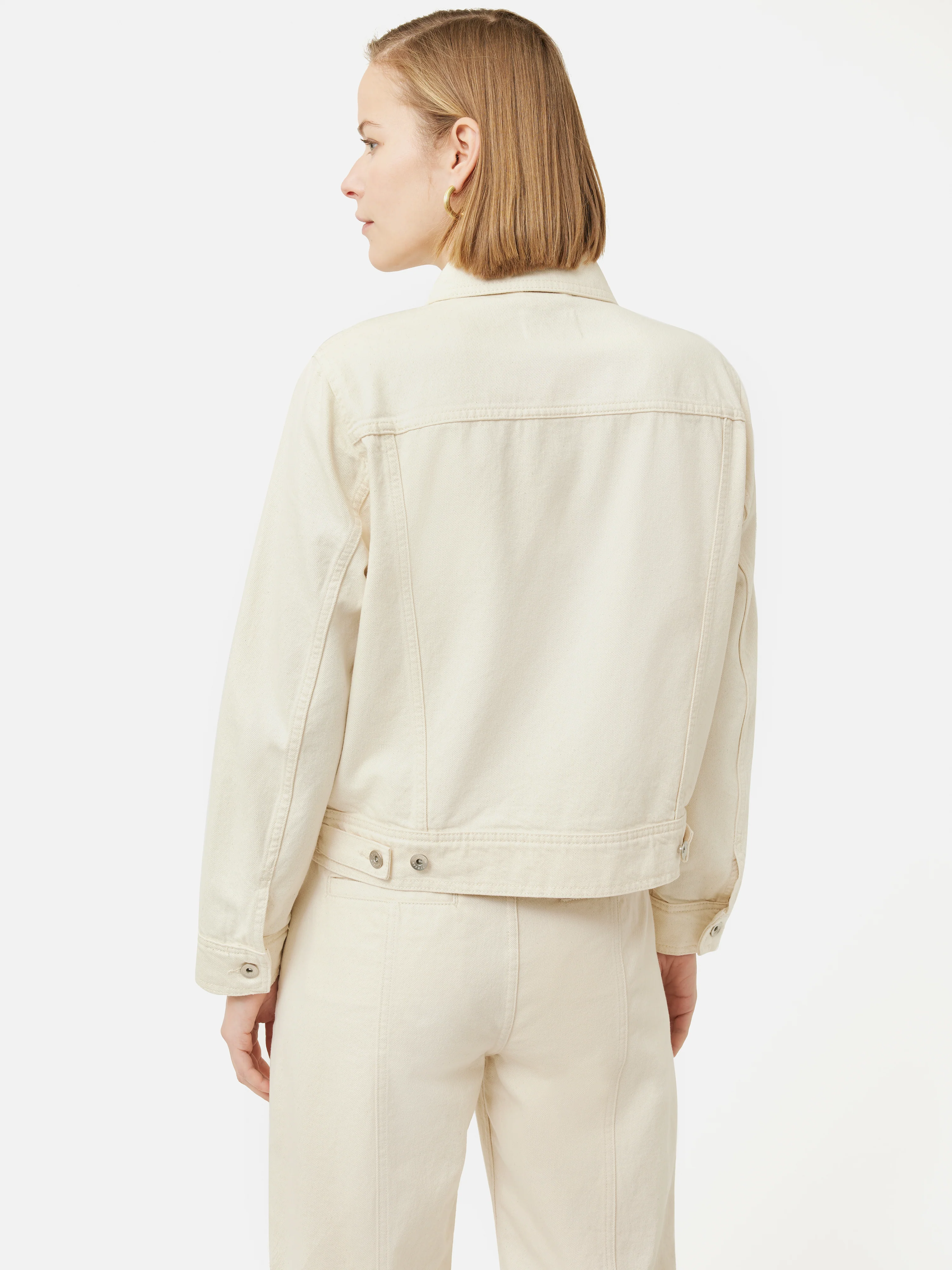 Denim Jacket | Cream - Image 6