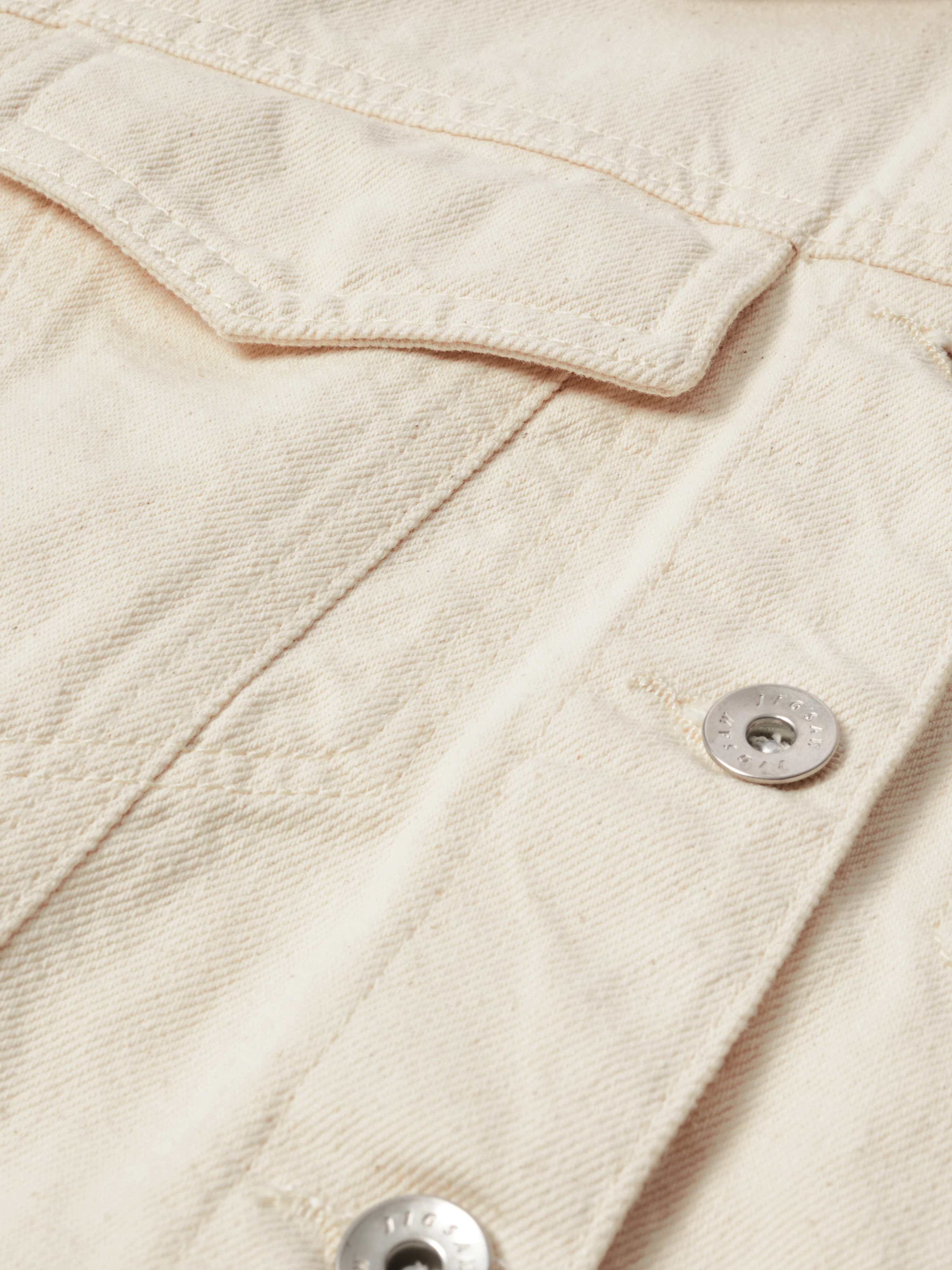 Denim Jacket | Cream - Image 8